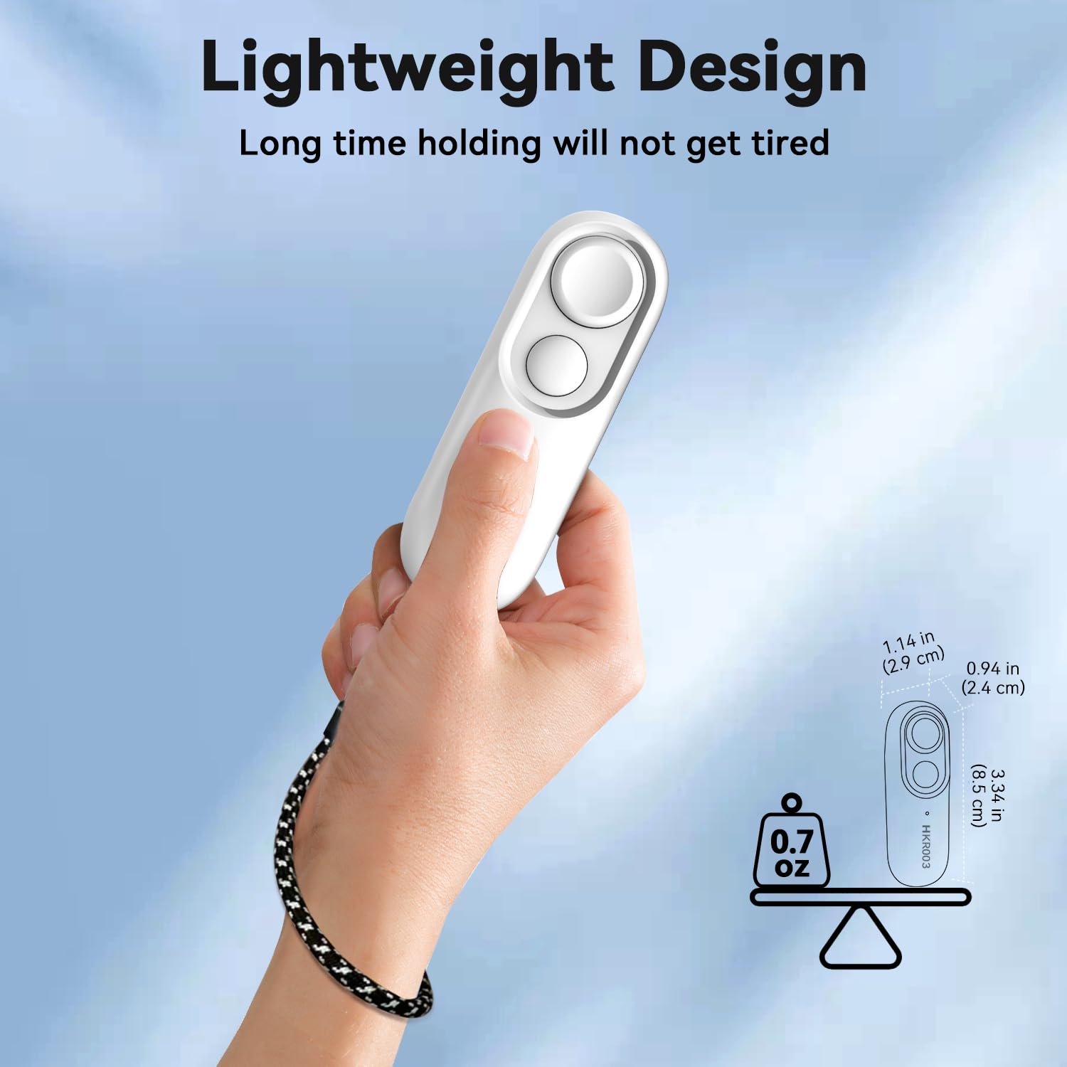 RF Remote Control Page Turner for Kindle Reading, Wireless E-Reader Controller for iPad Tablets iPhone Android-phones, eBook Readers Accessories