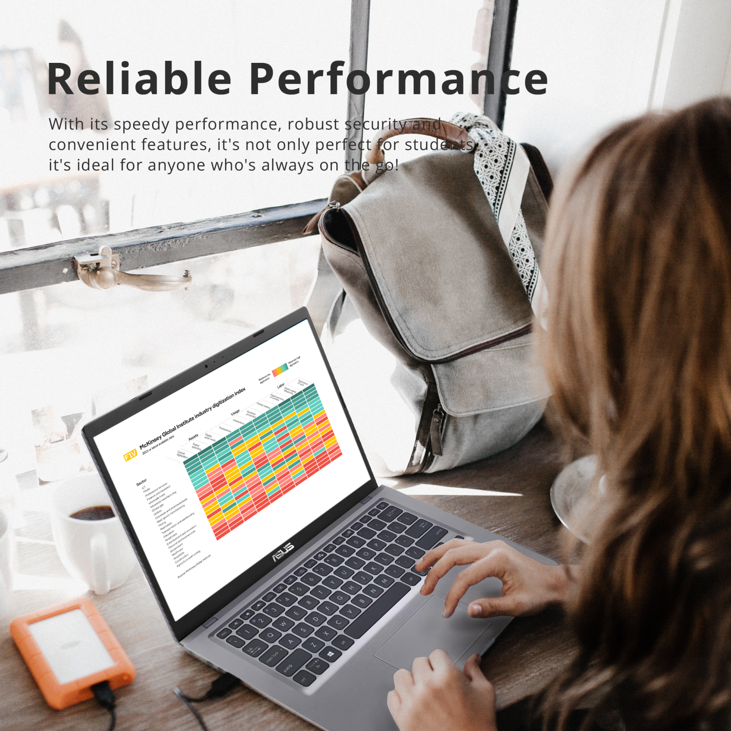 Refurbished Excellent - ASUS VivoBook 14" FHD Laptop, AMD Athlon 3150U, 512GB PCIe SSD, 12GB RAM, Backlit Keyboard, HD Webcam, Wi-Fi 5, Windows 10