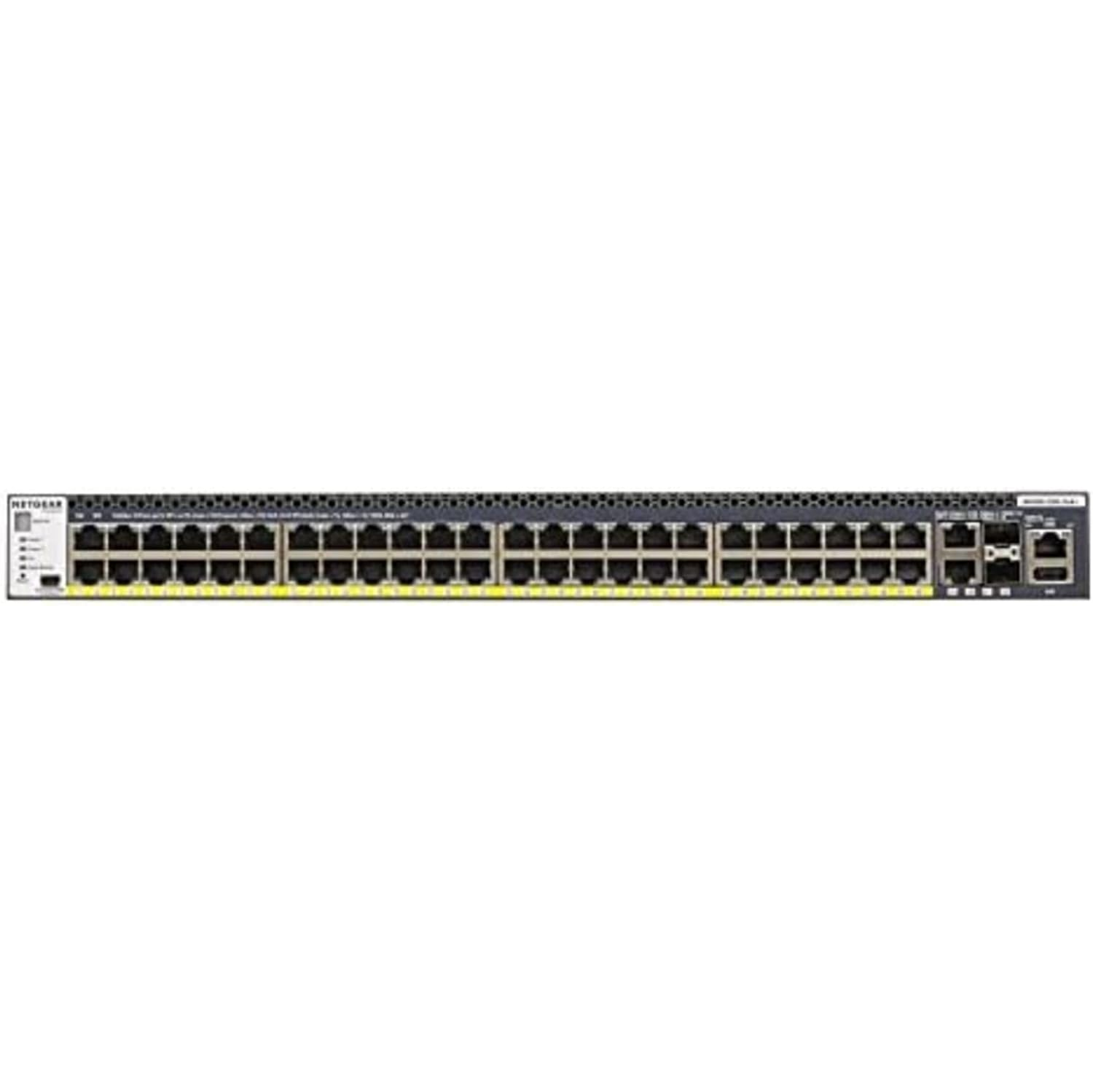 NETGEAR ProSAFE M4300-52G-PoE+ 48 Port PoE+ Stackable Gigabit Managed Switch w/ 2x10GBASE-T 2xSFP+ 550W PSU -Open Box
