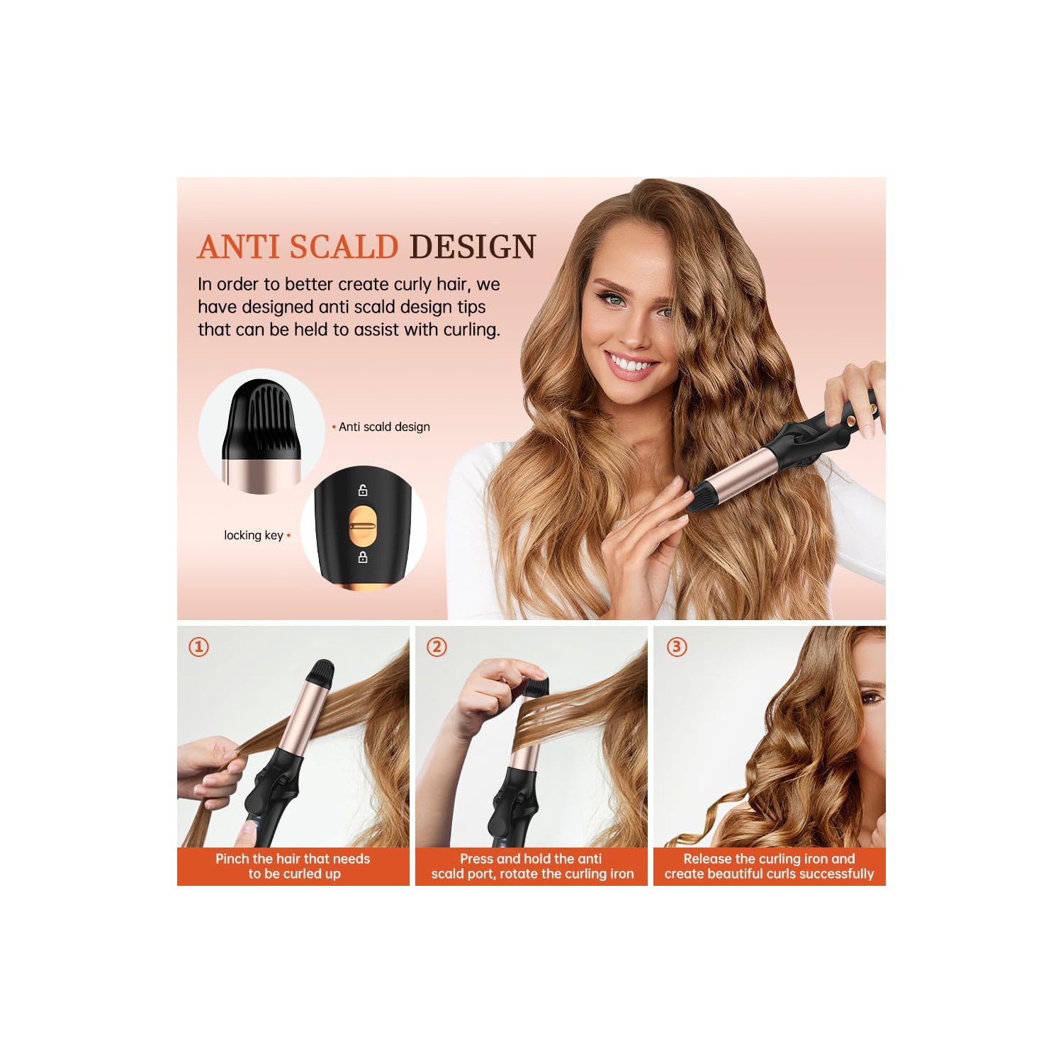 Fer à friser portatif,Fer à friser rechargeable sans fil,Fer à friser sans fil,Fer plat miniature de voyage,Fer plat et fer à friser 2 en 1 pour les