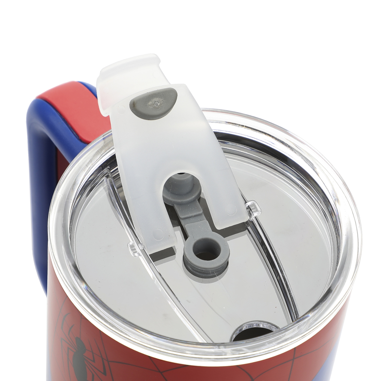 Gobelet en acier inoxydable avec poignée et paille de 40&nbsp;oz