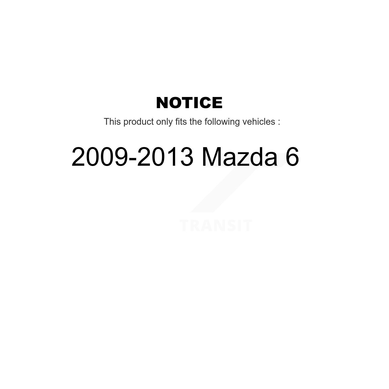 Bras de suspension inférieur arrière gauche TOR-CK642606 pour Mazda 6 2009-2013