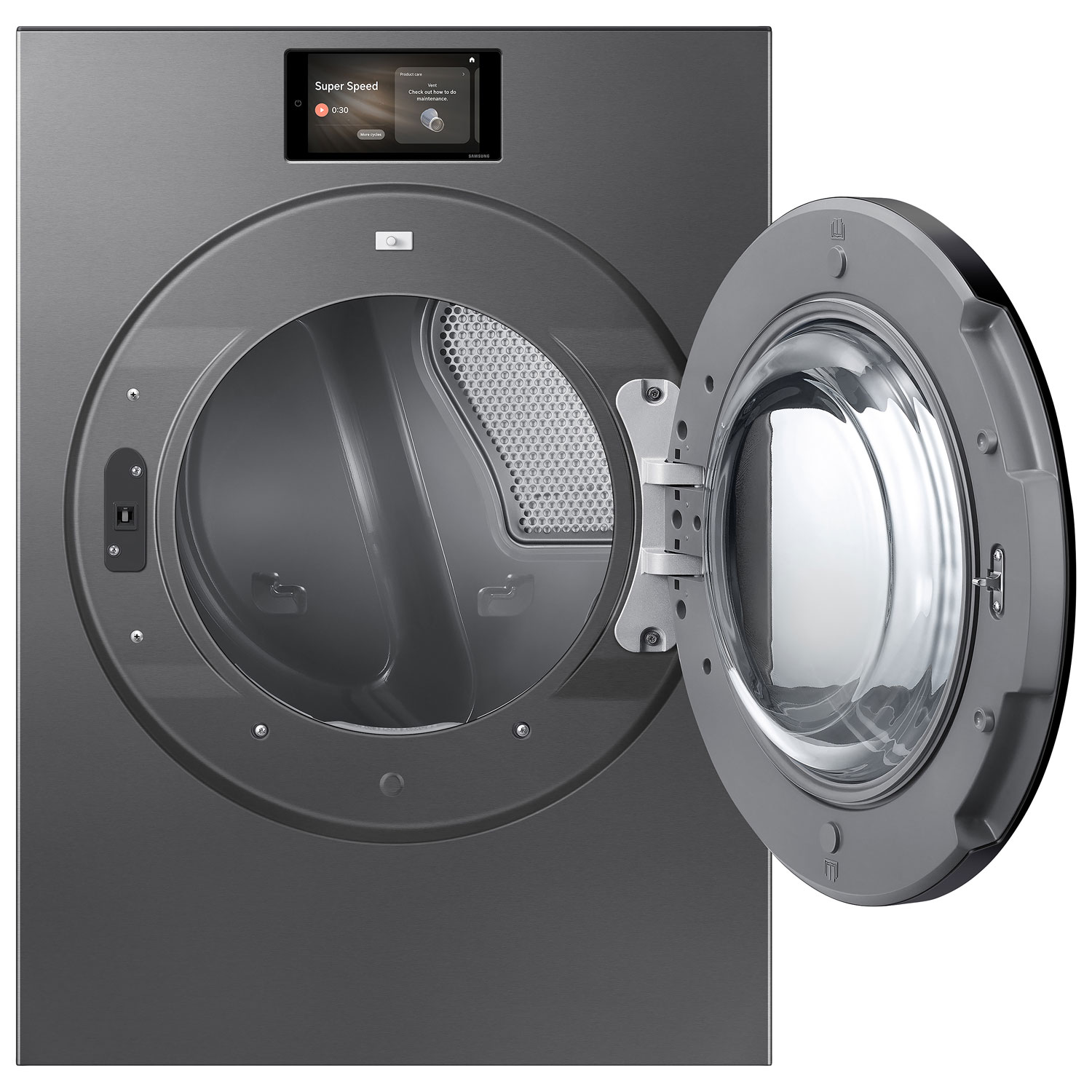 Sécheuse électrique à vapeur de 7,6 pi³ de Samsung - Acier foncé