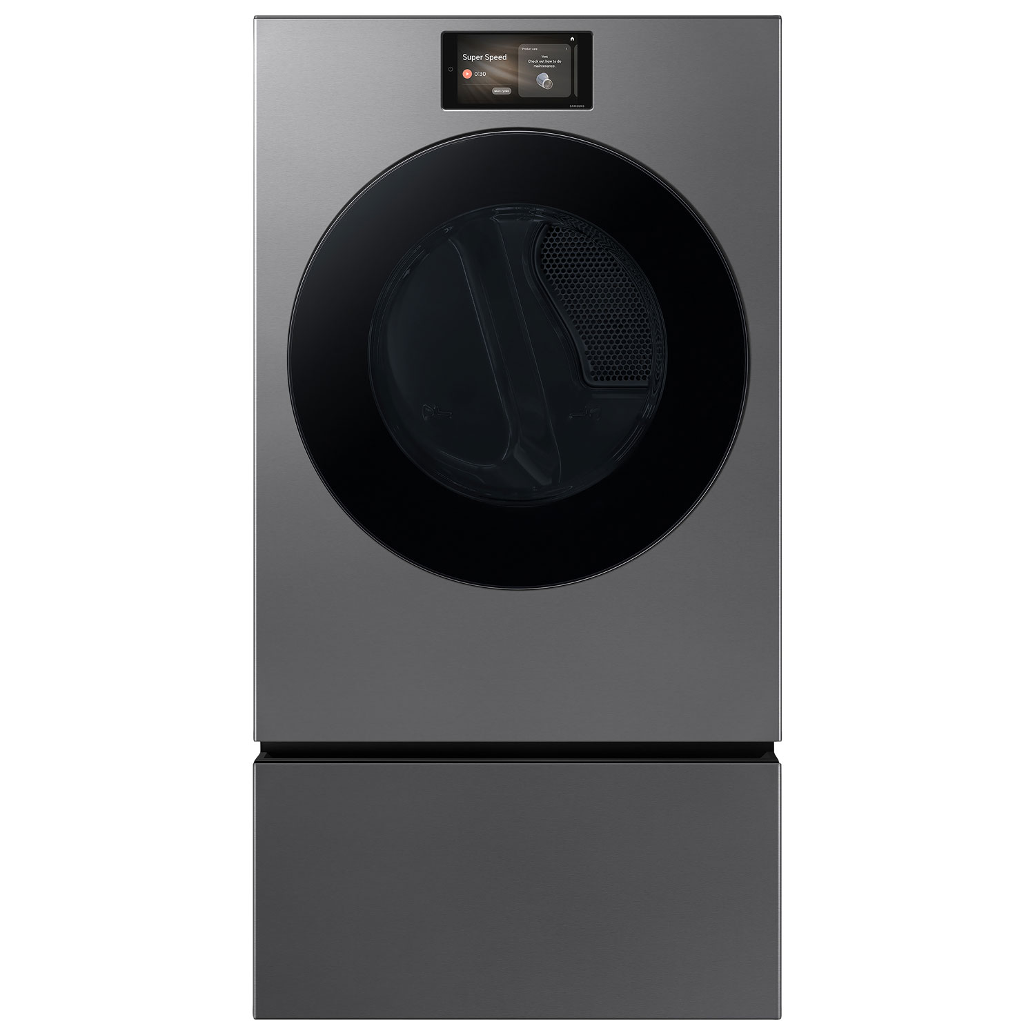 Sécheuse électrique à vapeur de 7,6 pi³ de Samsung - Acier foncé