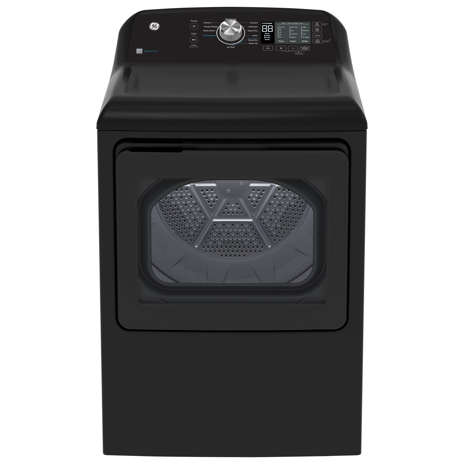 Sécheuse électrique de 7,4 pi³ de GE - Gris diamant