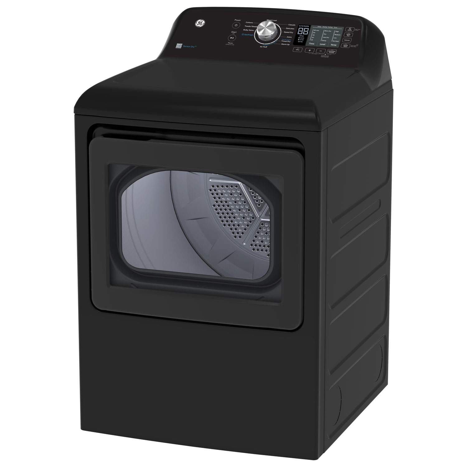 Sécheuse électrique de 7,4 pi³ de GE - Gris diamant