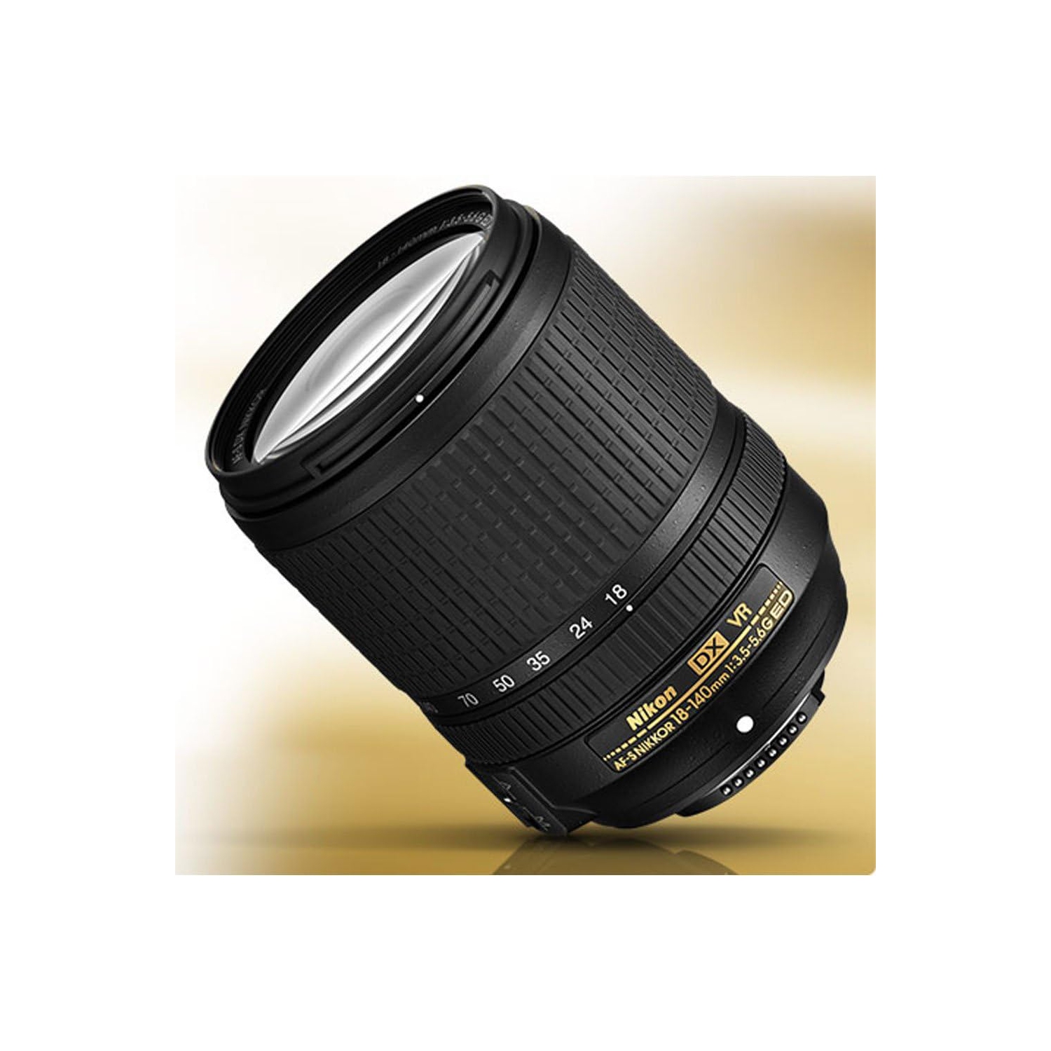 Nikon high magnification zoom lens AF-S DX NIKKOR 18-140mm f/3.5-5.6G ED VR exclusively for Nikon DX format - Open Box