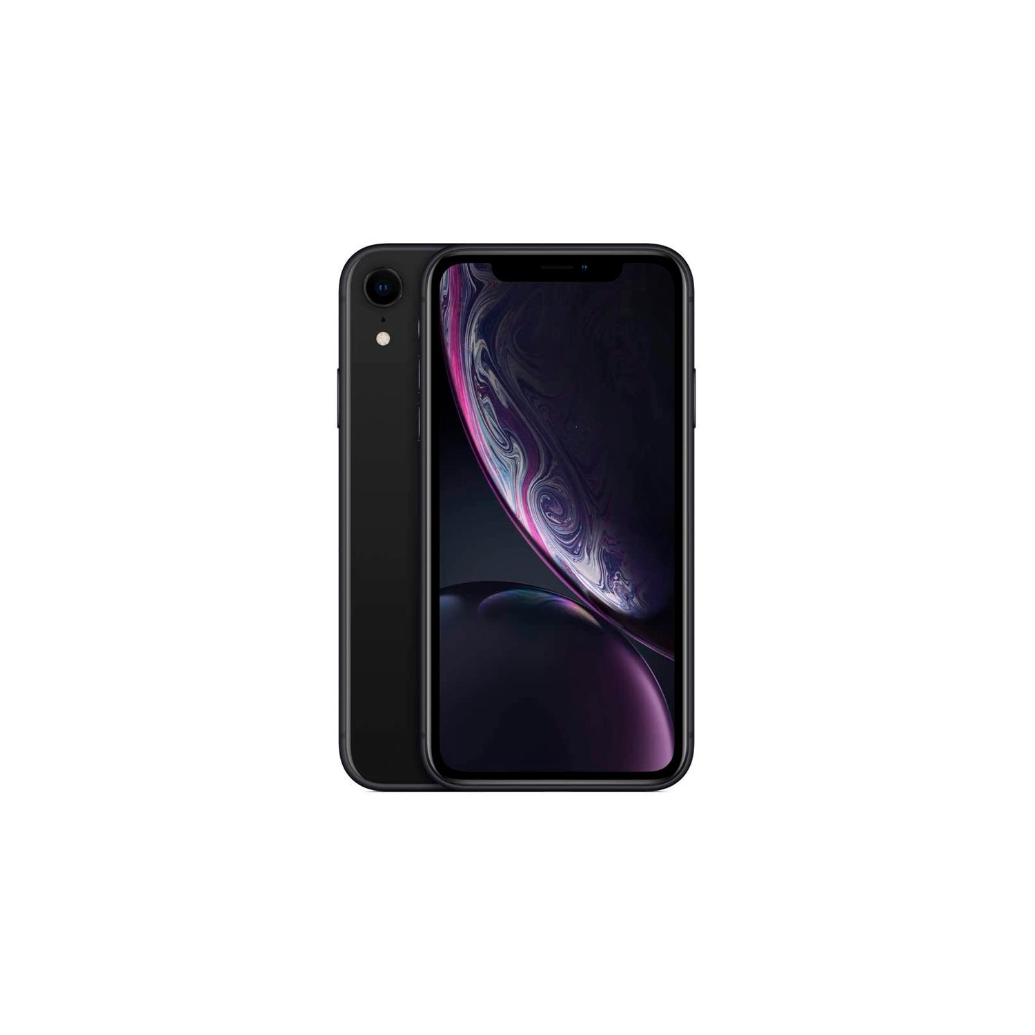 Refurbished (Fair) - Apple iPhone XR 64GB - Black - Unlocked With Free New Transparent Case