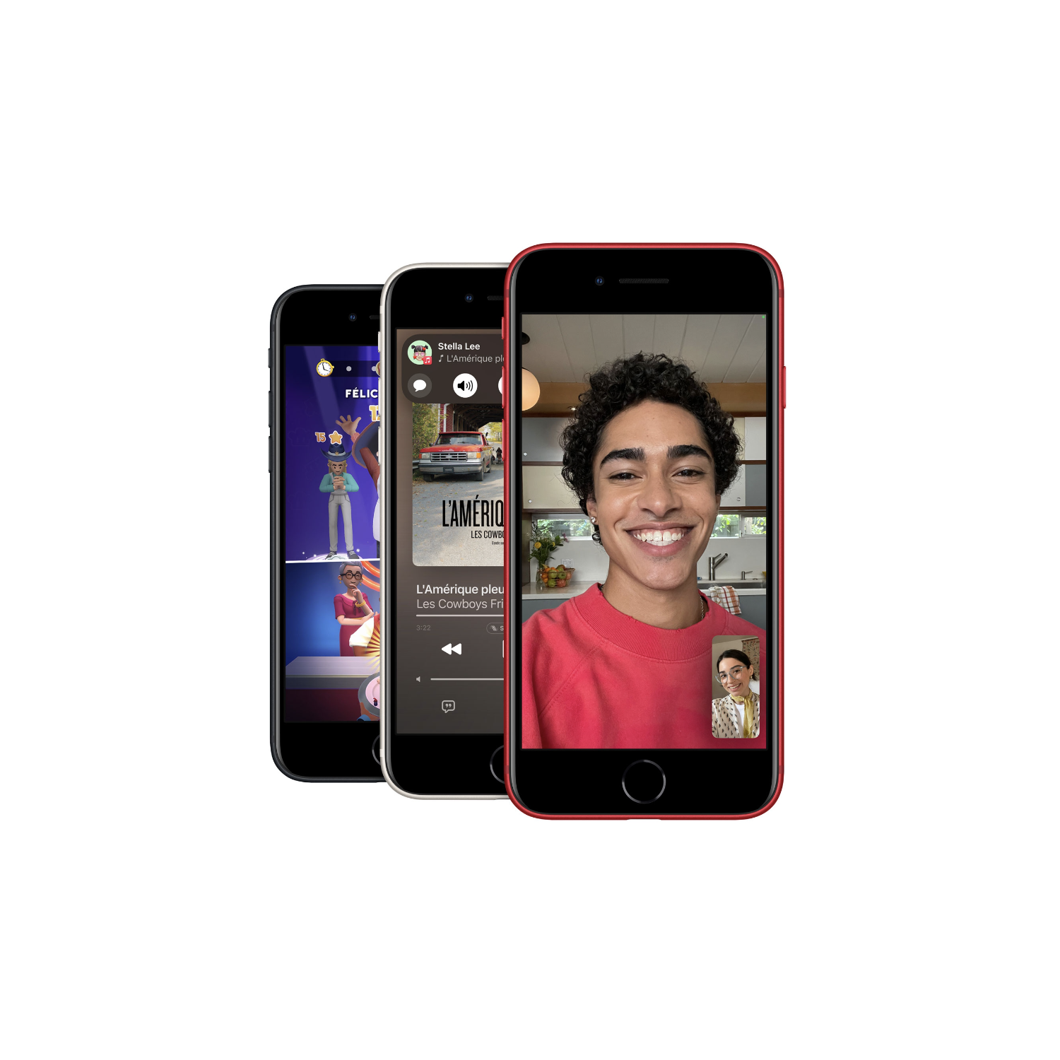 iPhone SE 第3世代 64GB MMYC3J/A - 2189 Apple iPhone SE 3rd Gen, 64GB, Midnight - Unlocked (Renewed