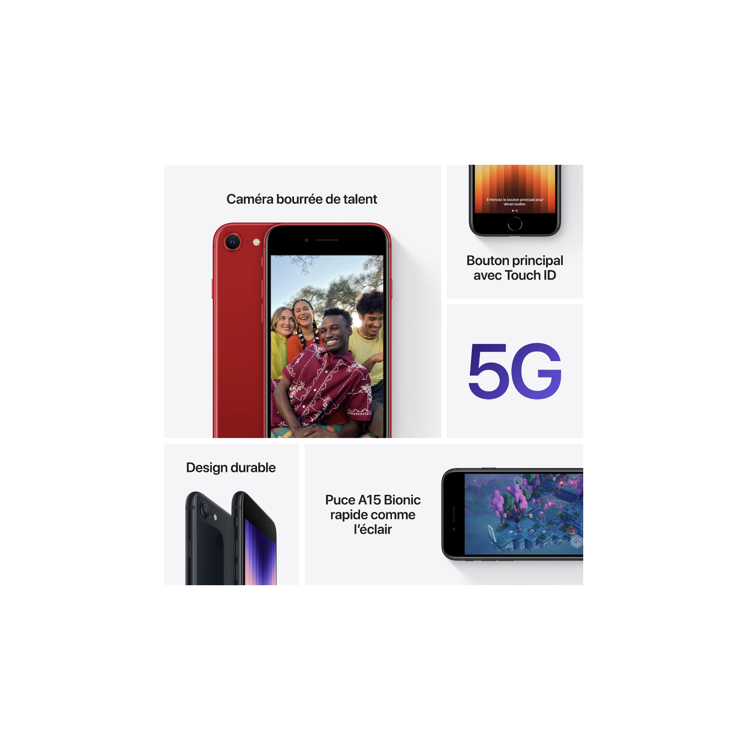 Brand New - Apple iPhone SE 64GB - Midnight - Unlocked