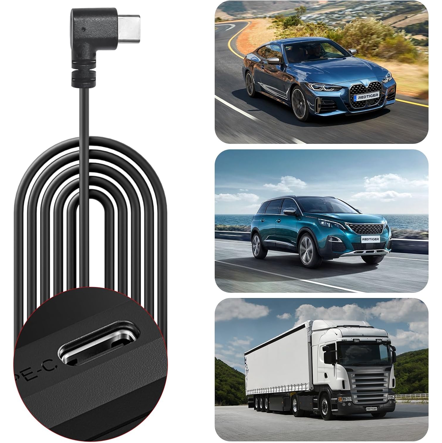 REDTIGER Dash Cam Acc Multi-Size Hardwire Kit apply to all REDTIGER Dash Camera