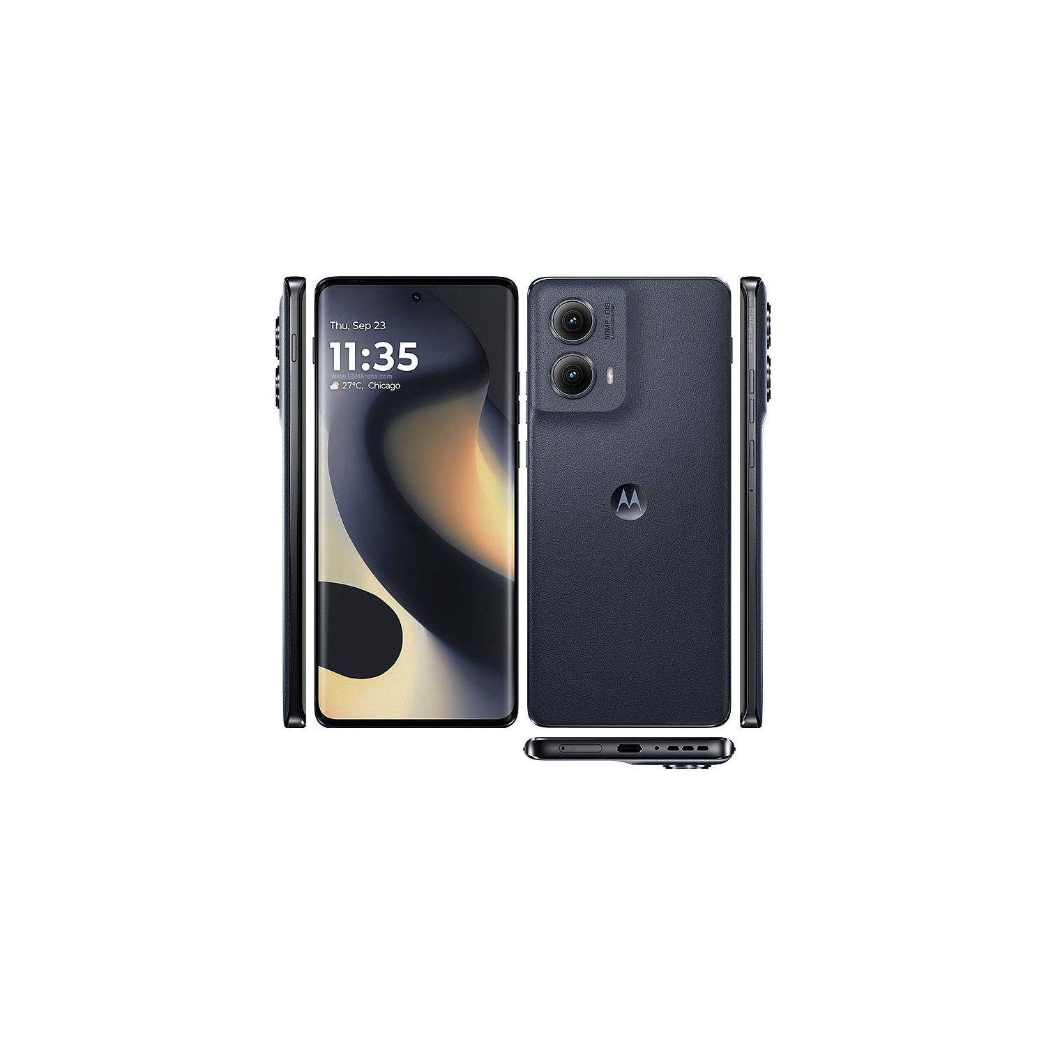 Refurbished (Good) - Motorola Moto Edge (2024) 256GB - Black - Unlocked