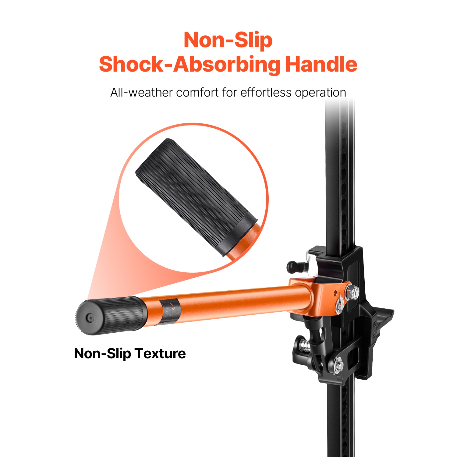 VEVOR 42" Farm Jack,Utility High Lift Farm Jack, 3.18 Ton Capacity Ratcheting Off Road Utility Jacks, Heavy-Duty Lift Jacks with 5.12"-36.6" Lifting