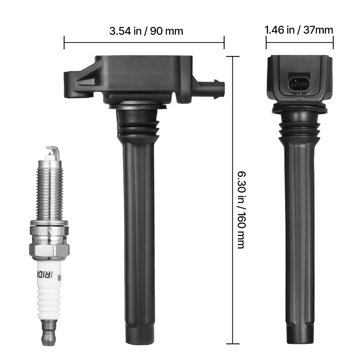 Ensemble de 6 bougies d'allumage et bougies d'allumage VEVOR 3,6&nbsp;L V6, compatible avec le Jeep Cherokee Grand Cherokee Compass Chrysler Ram