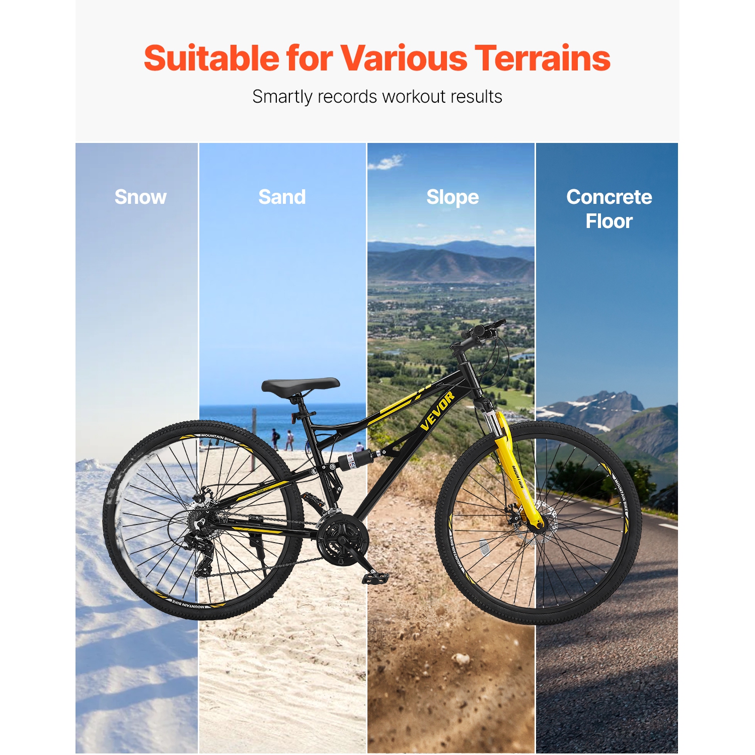 VEVOR 29 inch Mountain&nbsp;Bike,MTB&nbsp;Bicycle&nbsp;with&nbsp;Full&nbsp;Dual&nbsp;Suspension,&nbsp;24 Speeds&nbsp;Twist&nbsp;Shifting,