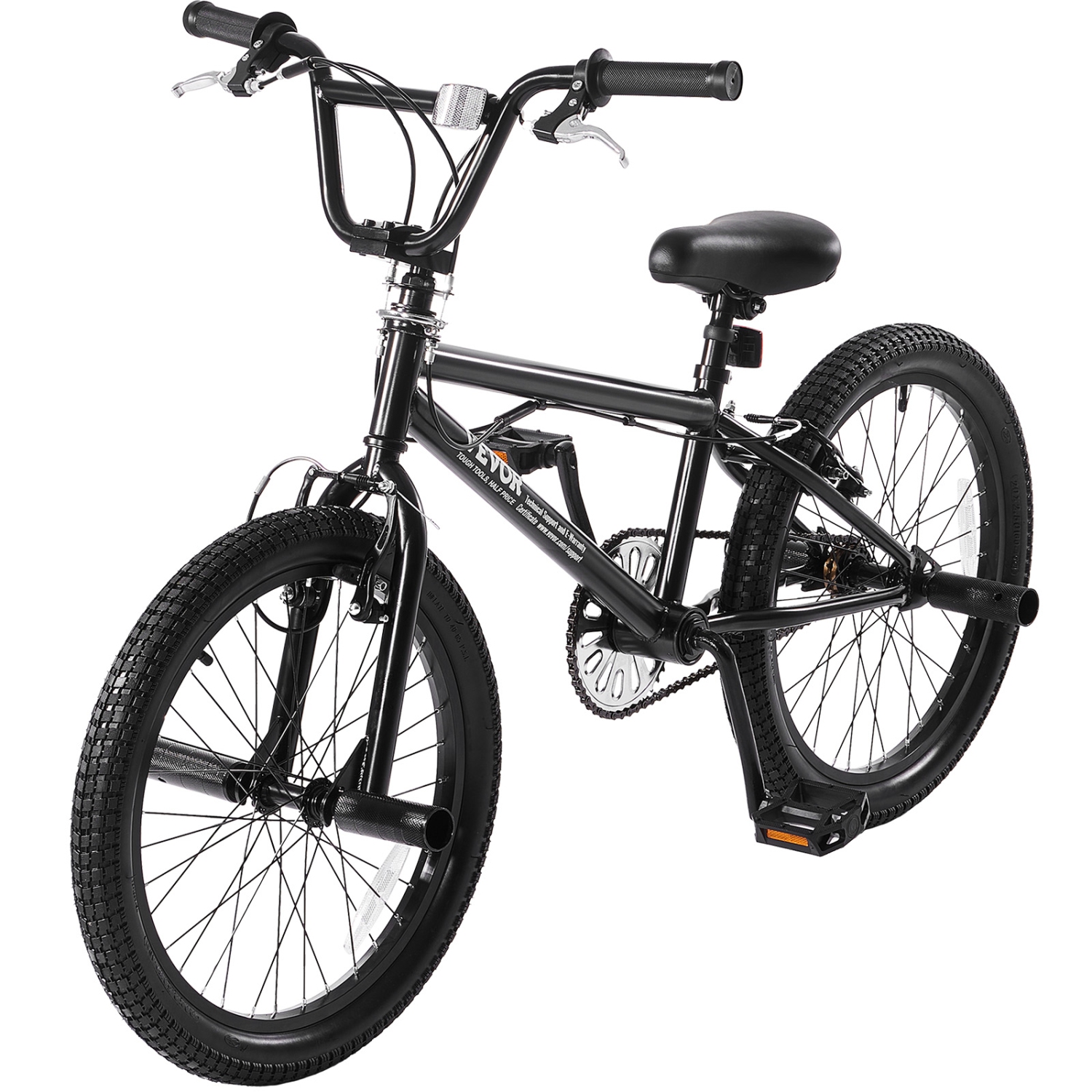 VEVOR 20-Inch BMX Bike, Wheel Freestyle Bike, BMX Race Bike with 360° Rotor and 4 Pegs, Beginner-Level BMX to Advanced Riders, BMX Bicycles for Men