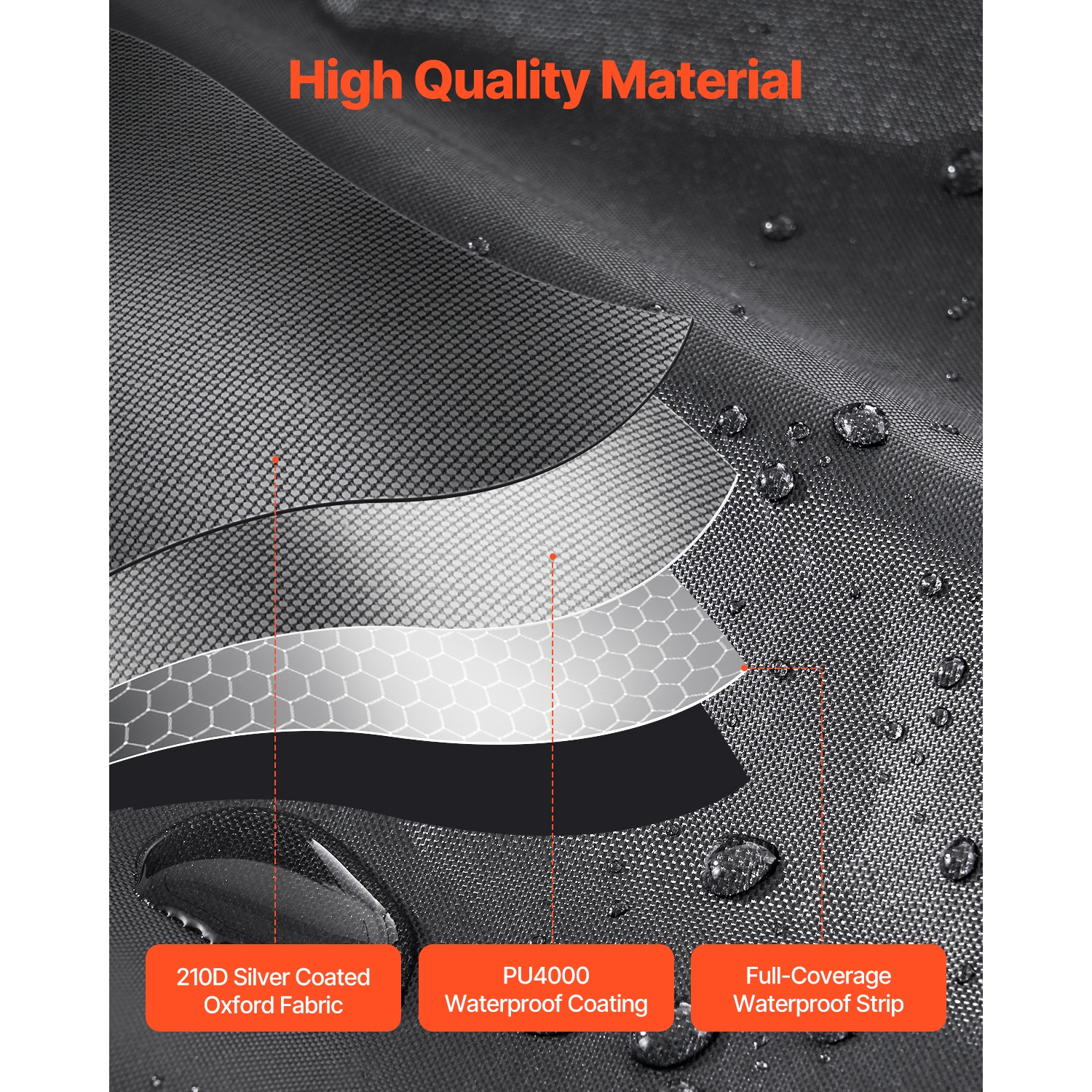 VEVOR 1 to 2 Bike Storage Tent, Bikes, Outdoor Spacious Bike Storage Tent with Ventilated Window, Waterproof Easy-to-Install Bike Tent with High