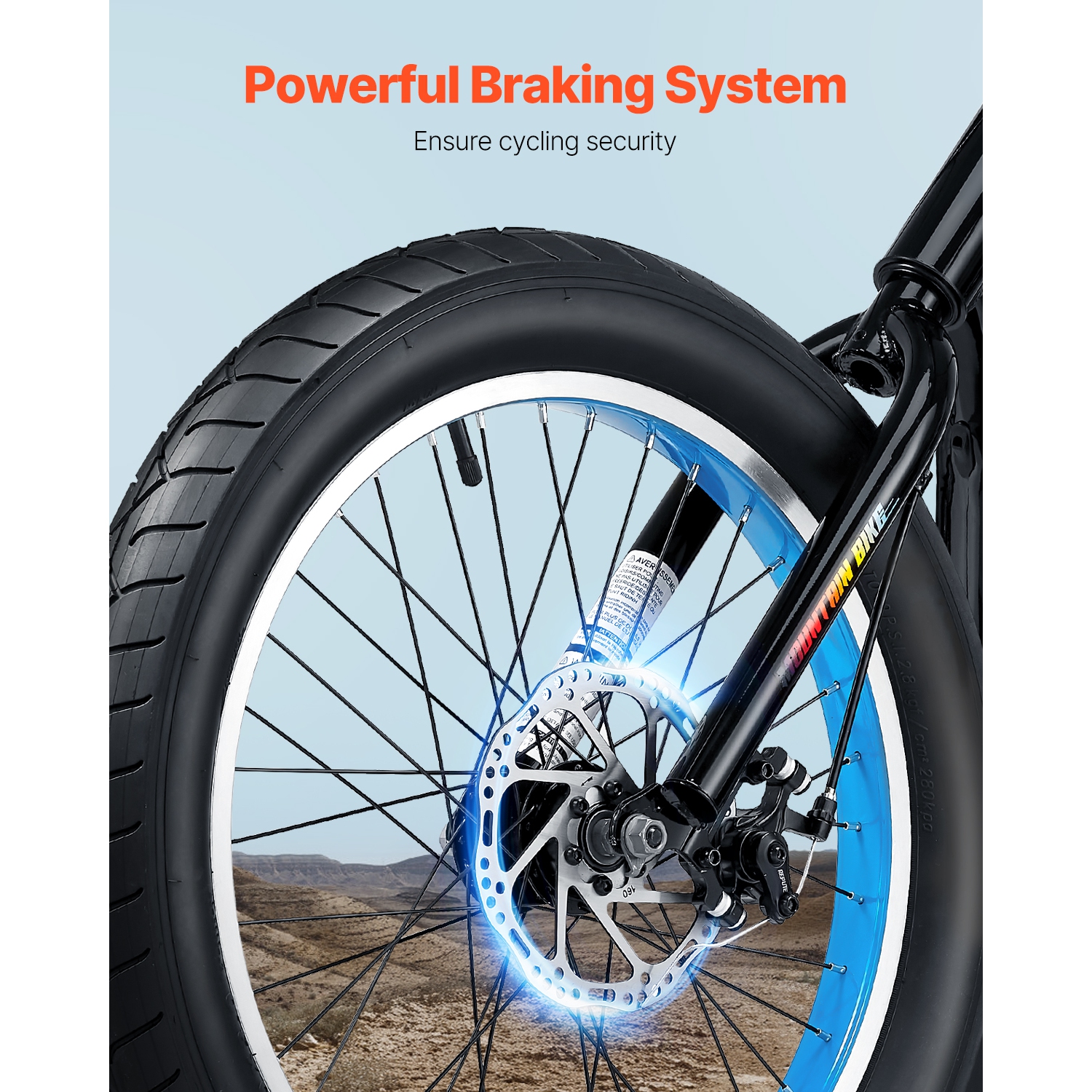 VEVOR 20 inch Mountain Bike,MTB Bicycle with 7 Speeds SHIMANO Twist Shifting,