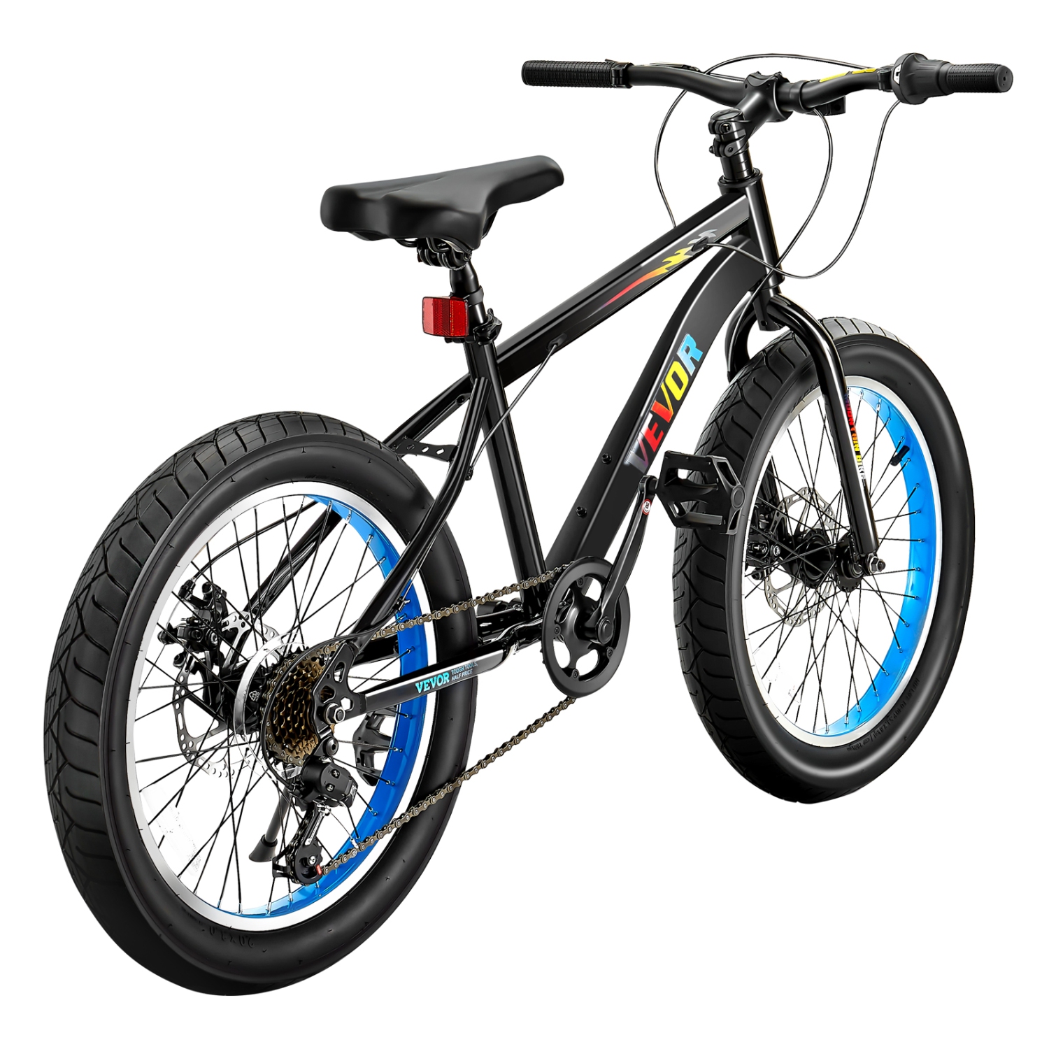 VEVOR 20 inch Mountain Bike,MTB Bicycle with 7 Speeds SHIMANO Twist Shifting,
