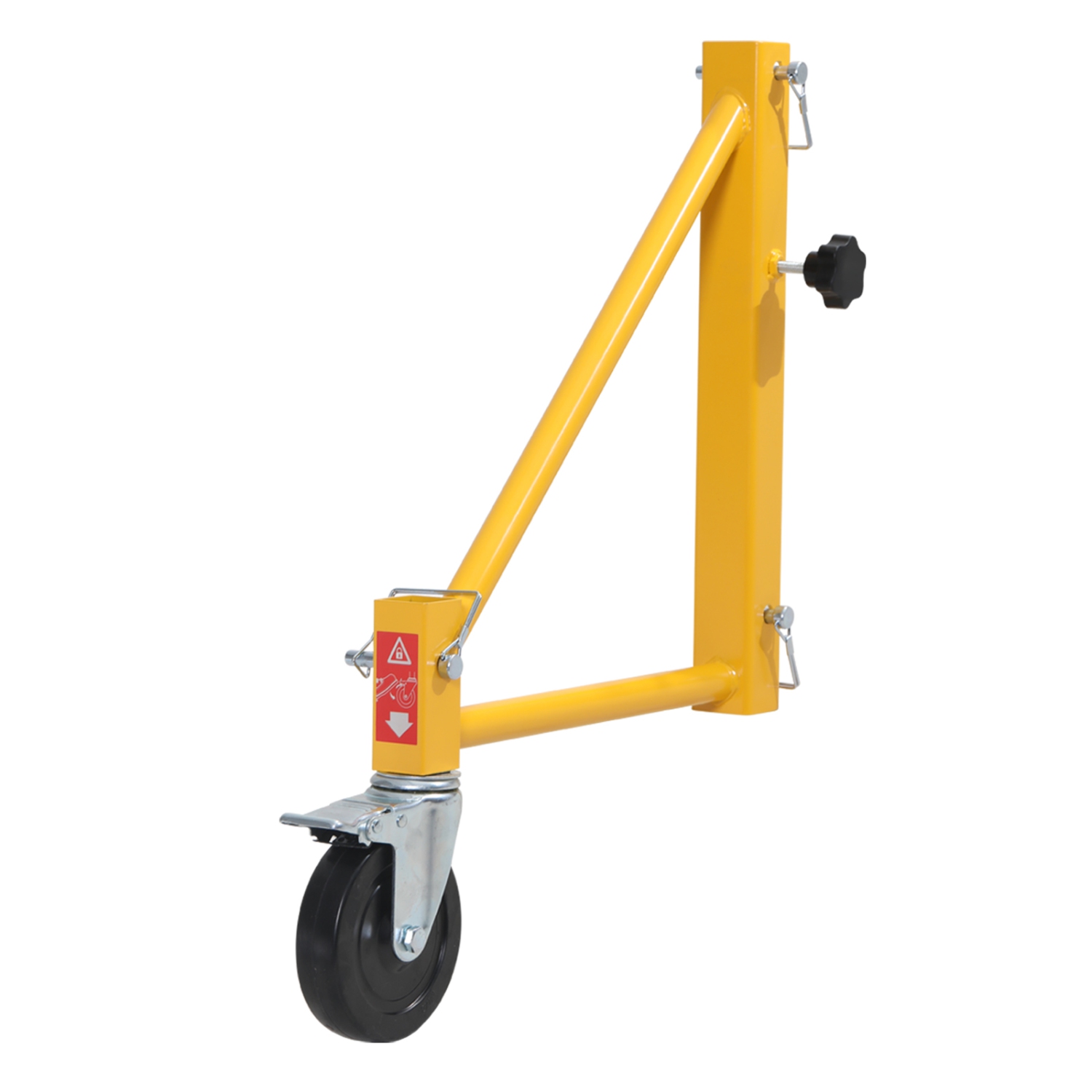 VEVOR 4-Pack Scaffold Outriggers, 1000 lbs Load Capacity Baker-Style Accessory with Swivel Casters, Carbon Steel Scaffold Wheel System with Rust