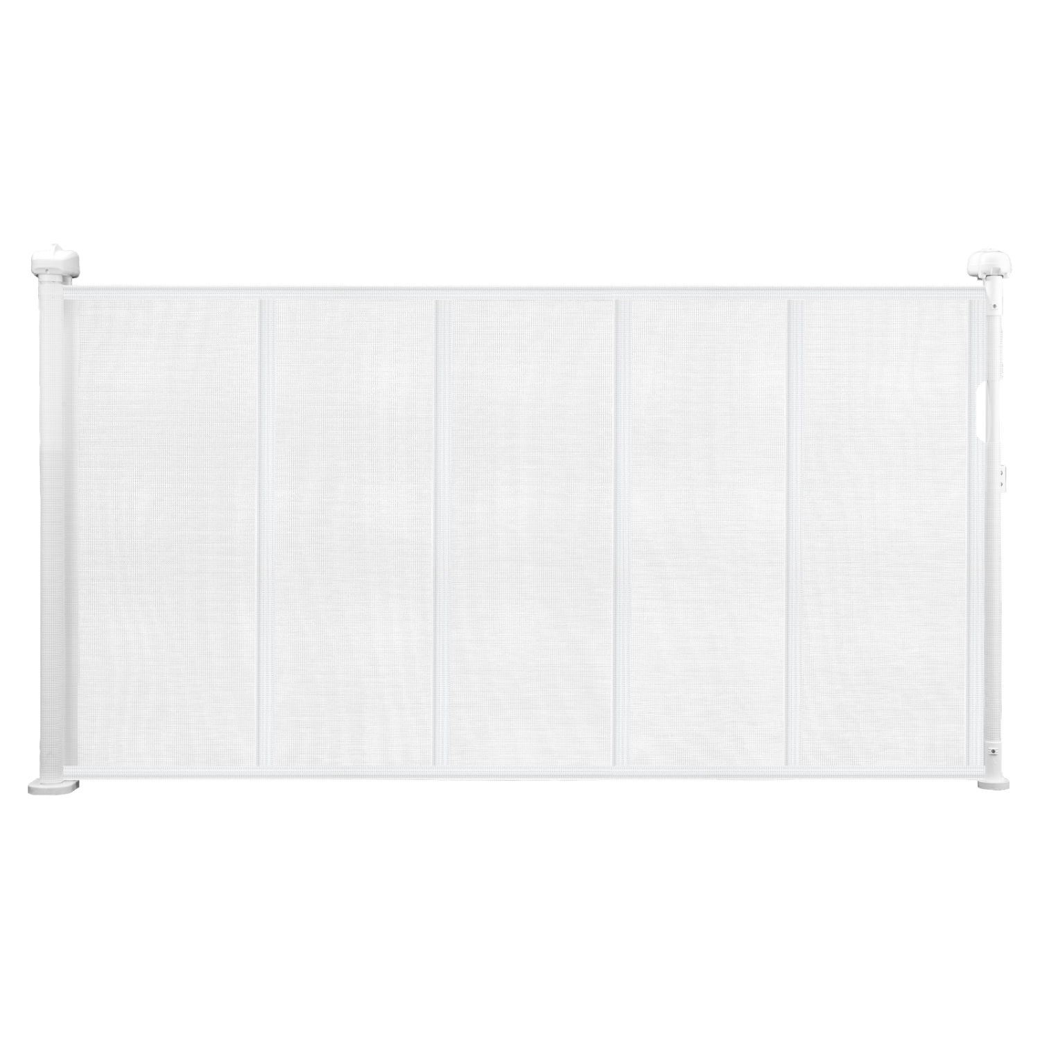 VEVOR 34 inch Tall Retractable Baby Gate, Extends up to 55 inch Wide, for Kids or Pets, Mesh Material, Easy to Install for Indoor Stairs, Doorways,