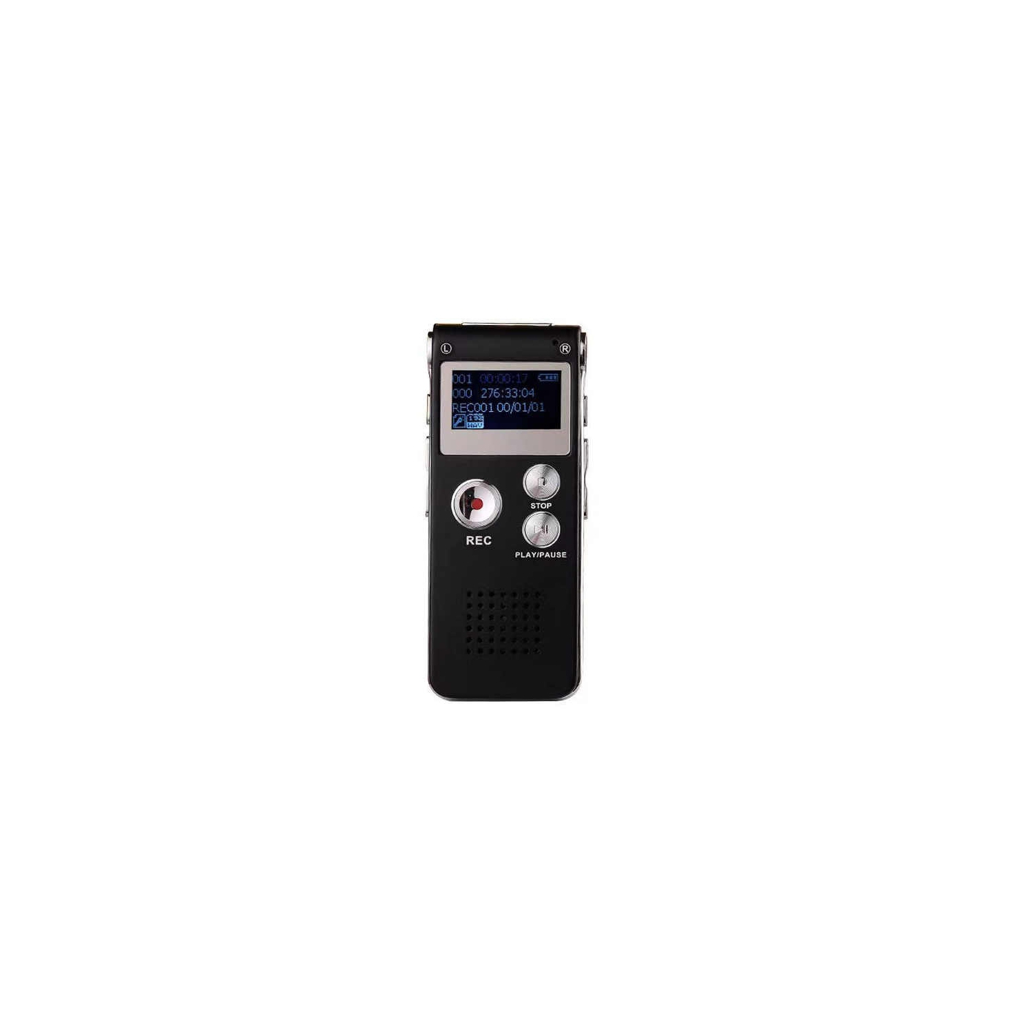 Enregistreur vocal N28 Lecteur numérique MP3 Carte d'enregistrement enfichable Écran monochrome Enregistreur vocal numérique professionnel 32&nbsp;Go