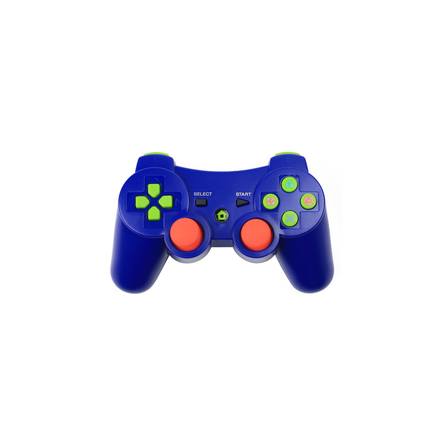 Manette de jeu pour PS3, manette de jeu sans fil Bluetooth, manette de jeu sans fil Joystick - Bleu