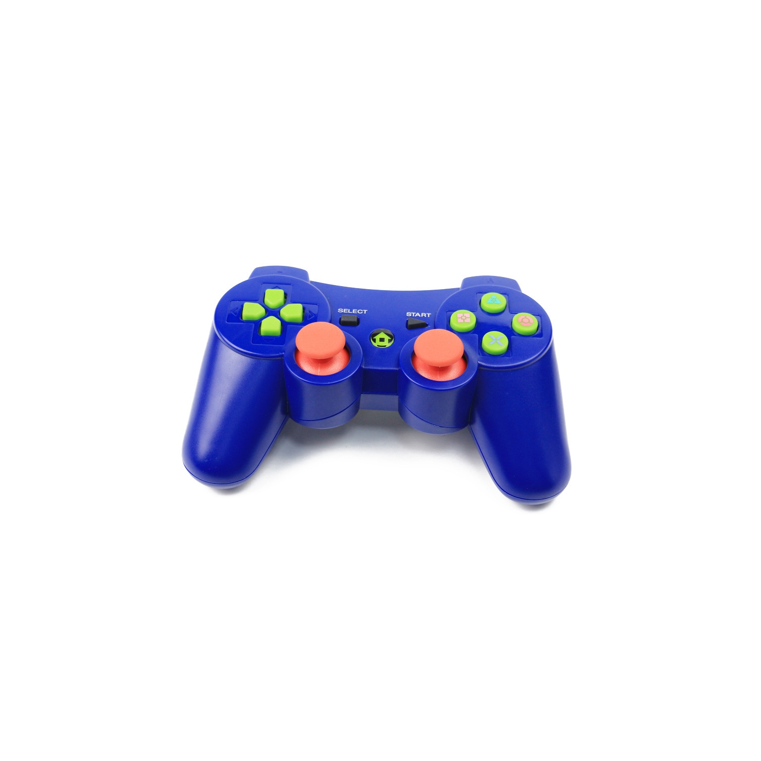 Manette de jeu pour PS3, manette de jeu sans fil Bluetooth, manette de jeu sans fil Joystick - Bleu