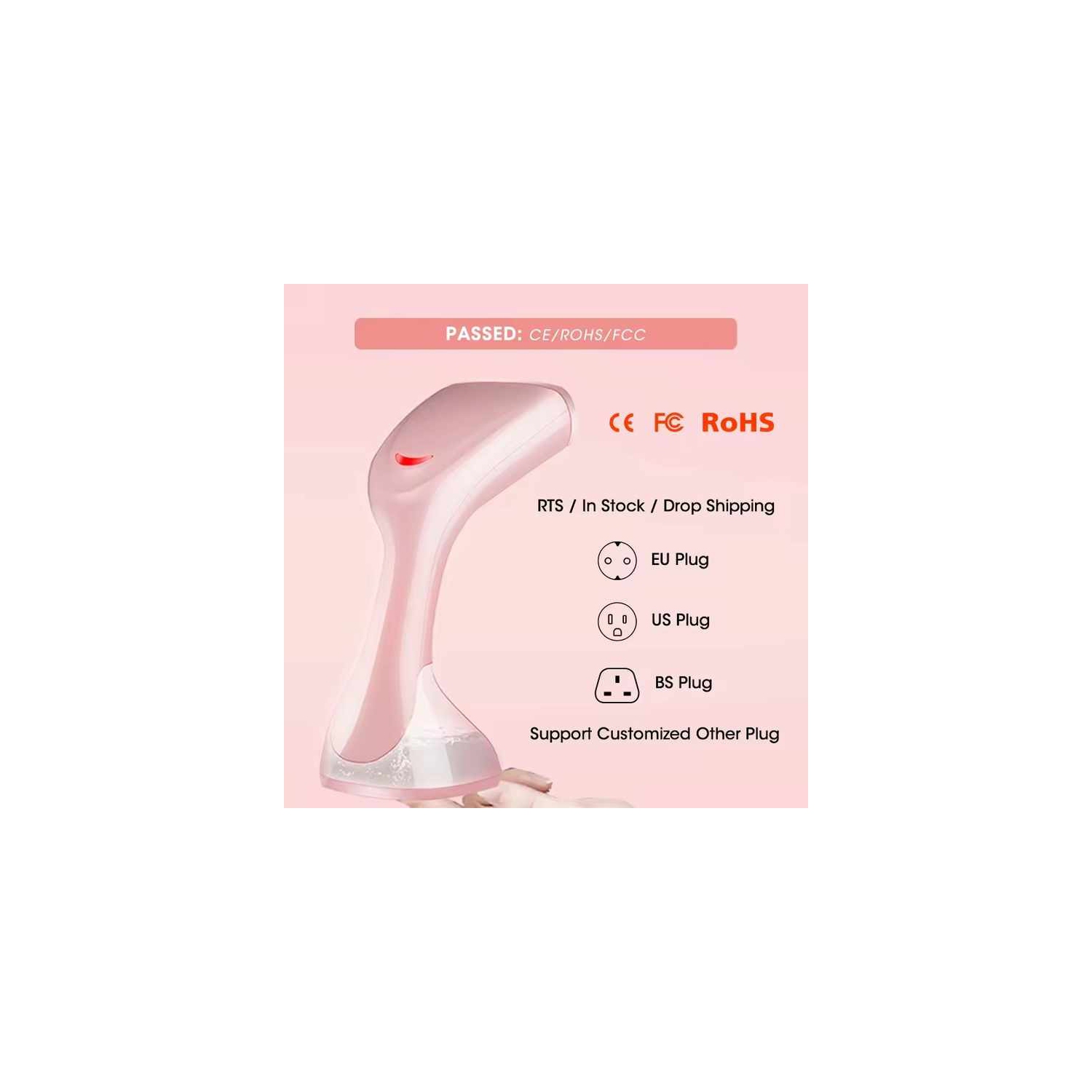 Machine portative à repasser à vapeur haute puissance Home, petit fer électrique, 1500 W, avec réservoir d'eau 250 ml