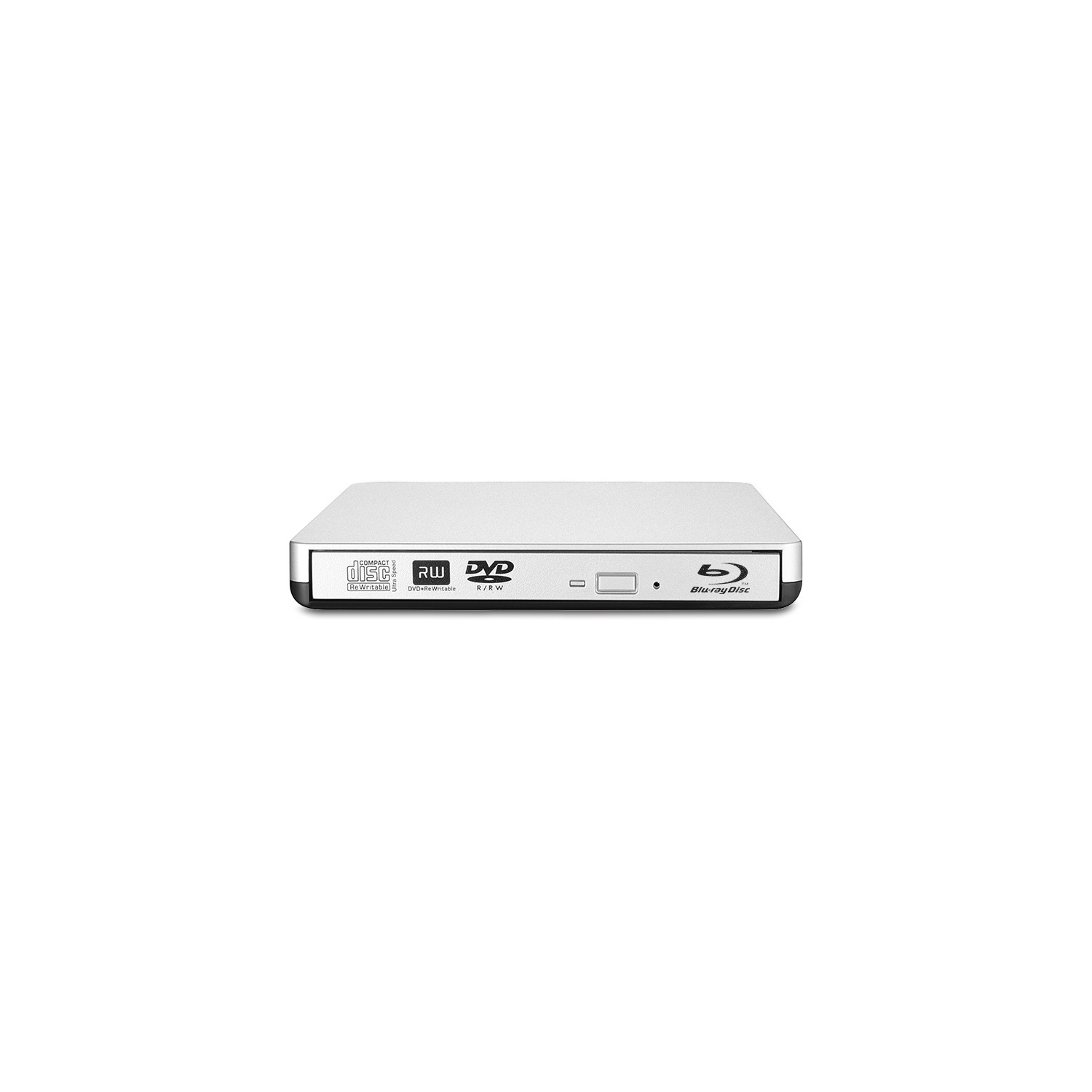 Nouveau lecteur Blu-ray Blu-ray externe DVD graveur de disque externe pour ordinateur portatif - Apple Silver USB 3.0 [Blu-ray BD-DVD] prend en