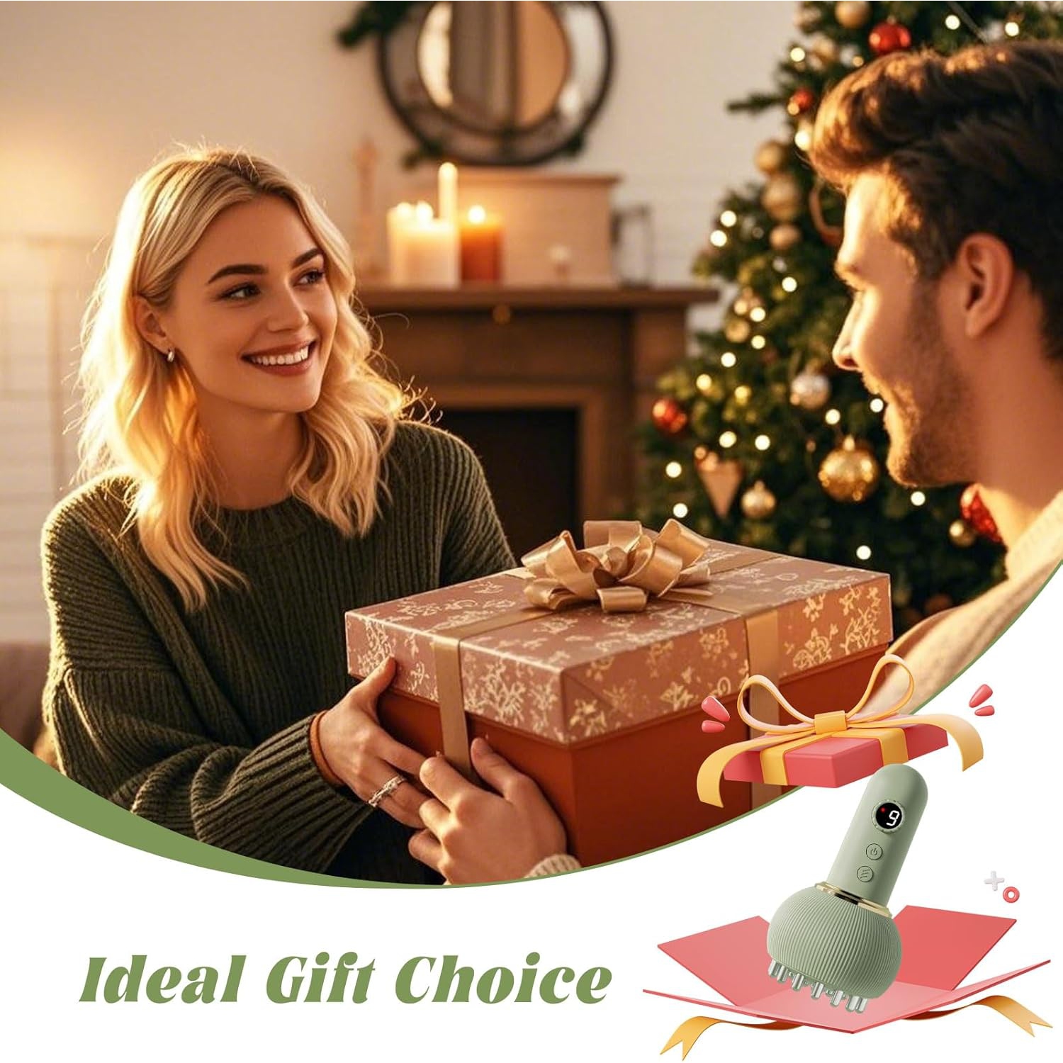 Electric cupping device scraping instrument, electric meridian brush full body universal massager, home suction machine dredging instrument with 9