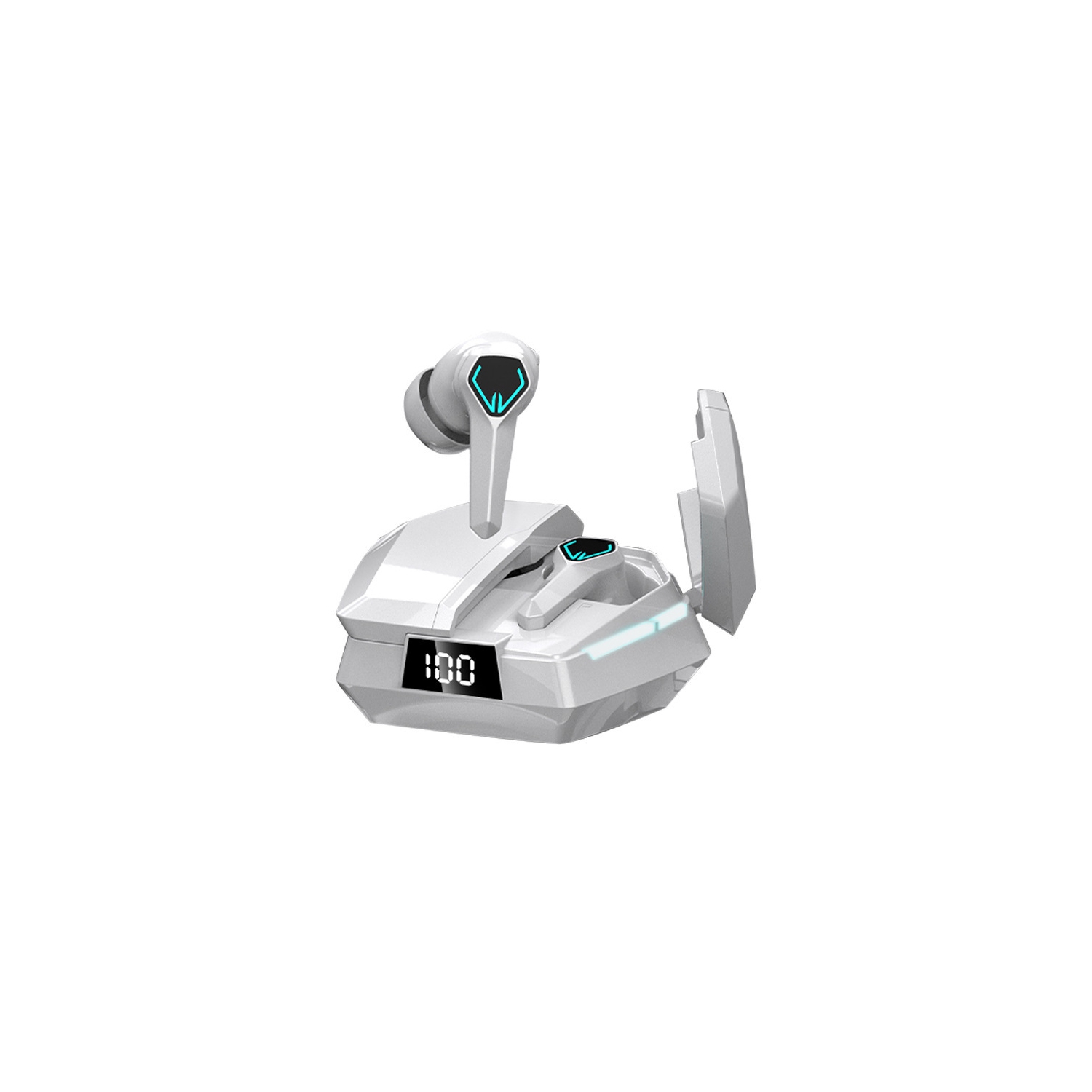 Gaming Bluetooth Headset Wireless Low Latency Ultra-Long Battery Life Heavy Bass Noise Cancelling Universal for Mobile Phones Suitable for