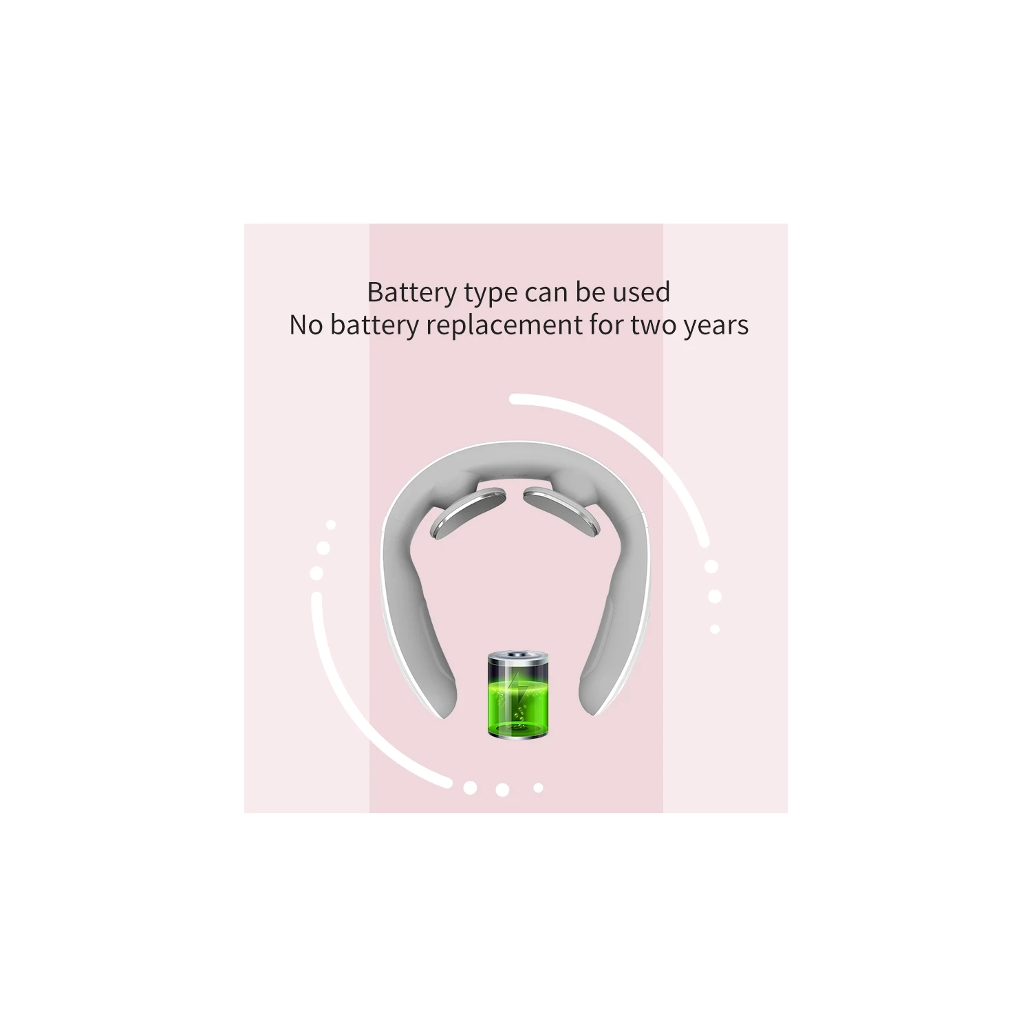 Neck Massager Cervical Massage Neck Protection Shoulder Neck Heating Type - Bluetooth Remote Control Type White