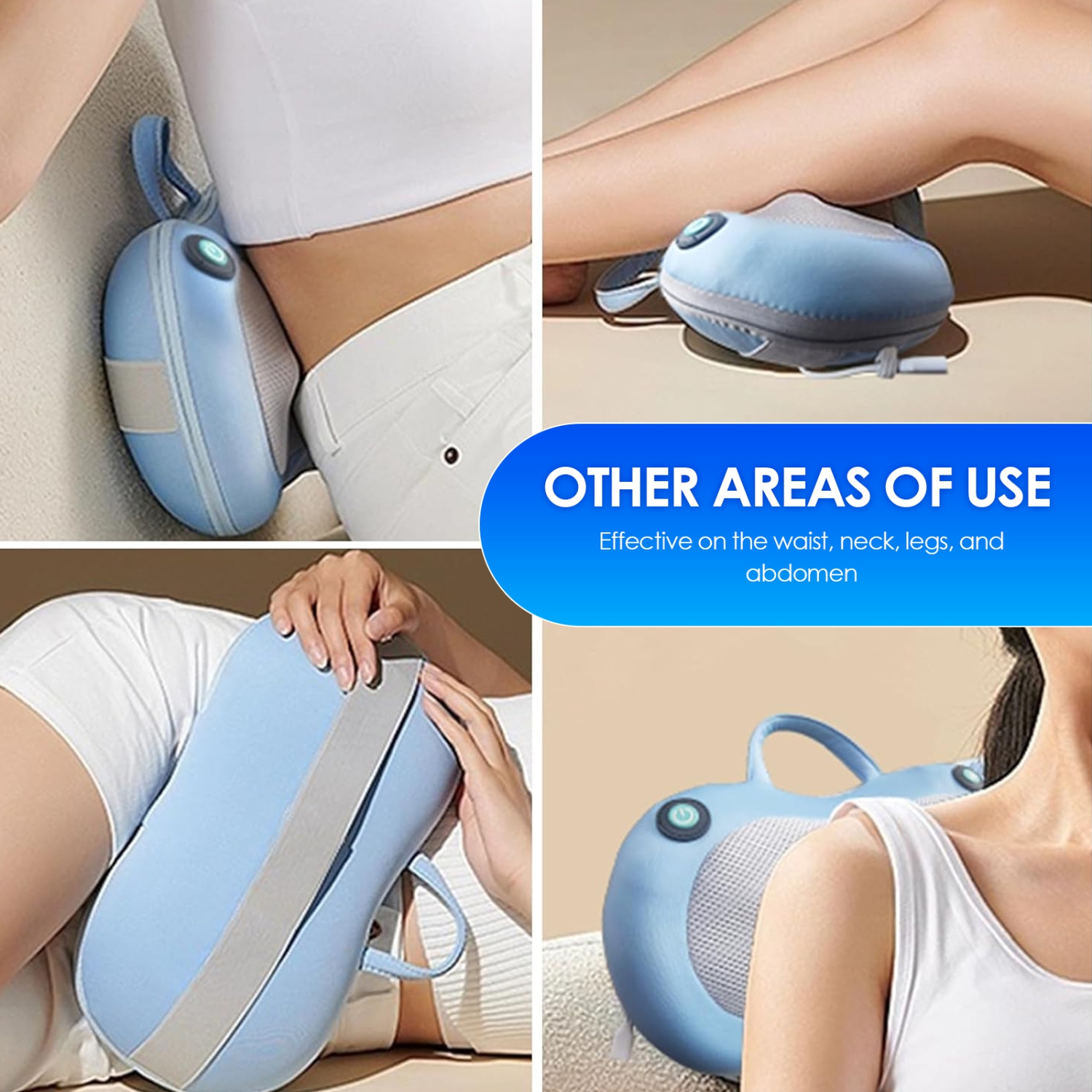 Shiatsu Back and Neck Massager, Heated Electric Massage Pillow for Deep Tissue Pain Relief, Ideal Holiday Gift