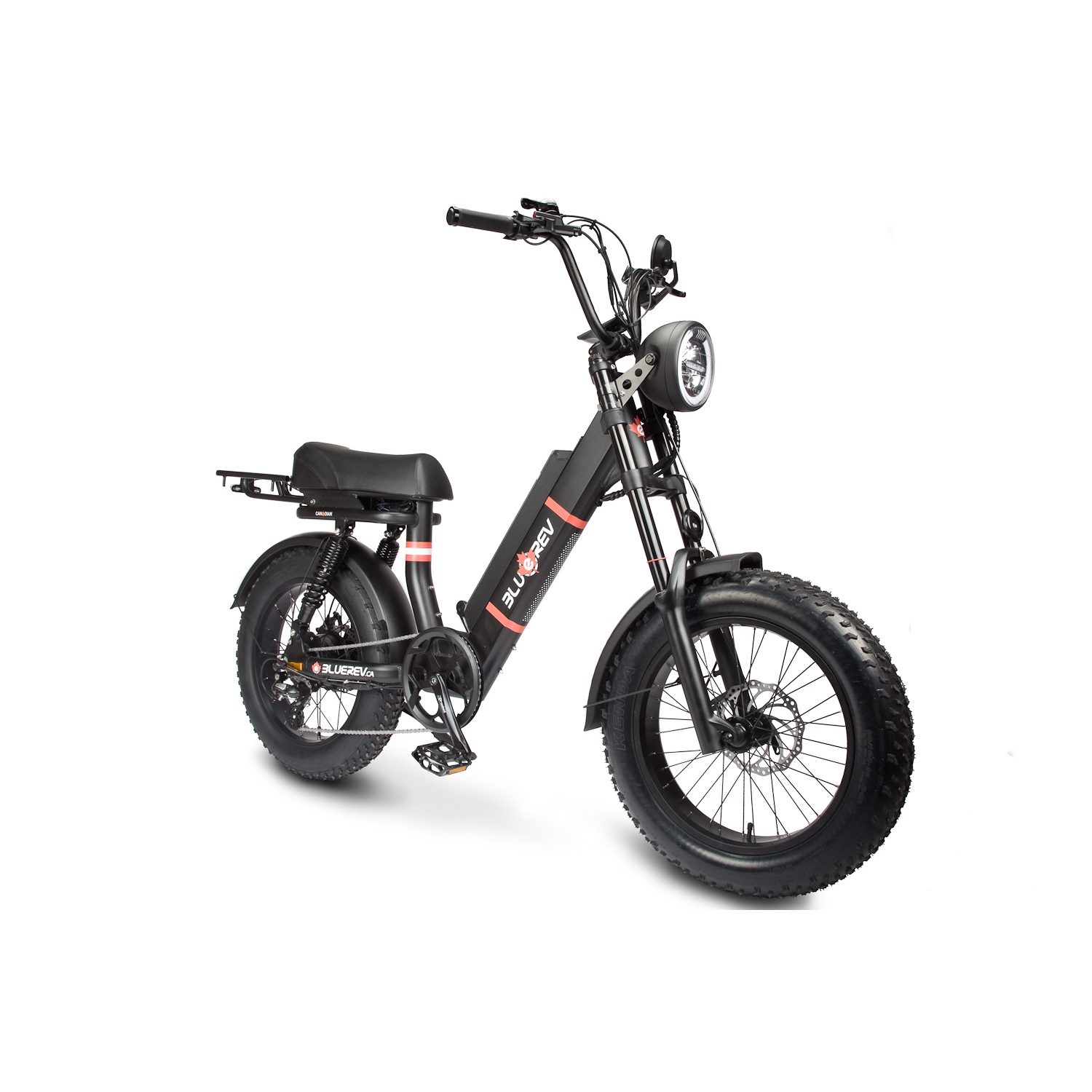 BlueRev Canadian E-Bike – Long-Range 750W Electric Bike with Up to 100km per Charge, Plush Saddle & Adjustable Handlebars – Ultimate Comfort for