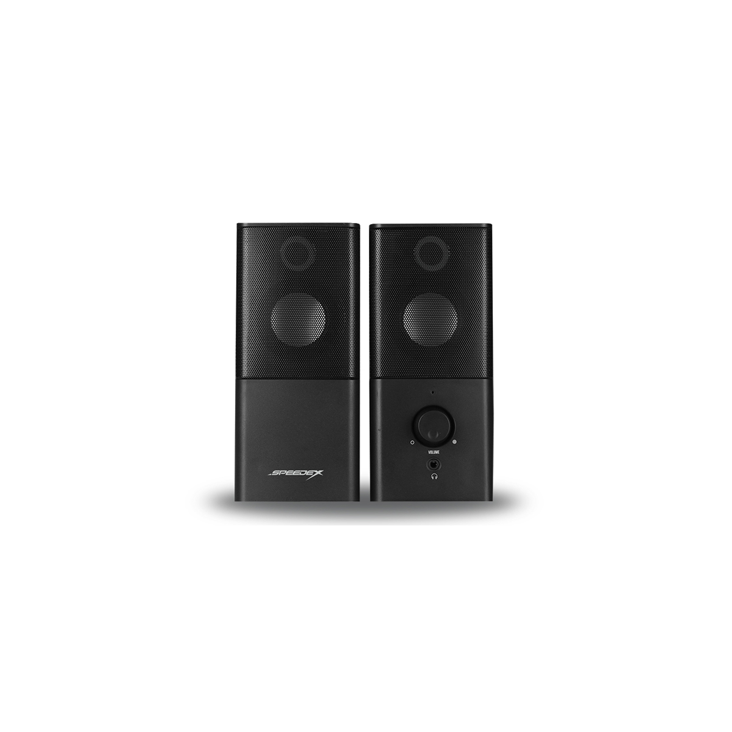 Speedex ES501 2,0 canaux 6&nbsp;W stéréo 3,5&nbsp;mm + alimentation USB avec connecteur de sortie casque avant Haut-parleur multimédia PC