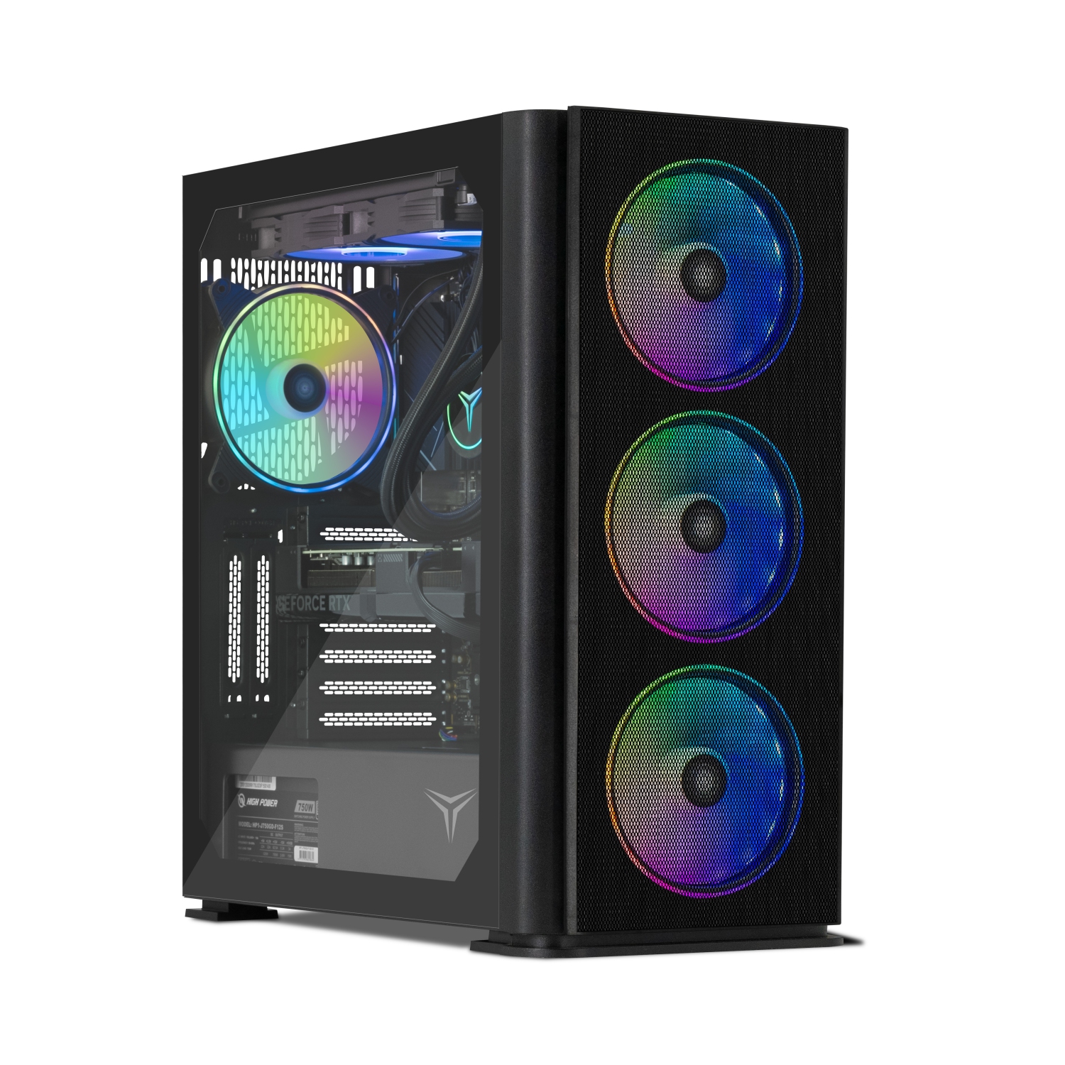 YEYIAN Odachi Gaming PC Intel Core Ultra 7 265KF 5.5 GHz, RTX 4070 Ti Super 16GB GDDR6X, 32GB DDR5 6000, 2TB NVMe SSD, Z890 MB, AIO 240 mm, 750W PSU, Win 11 Home Pre Built Tower PC