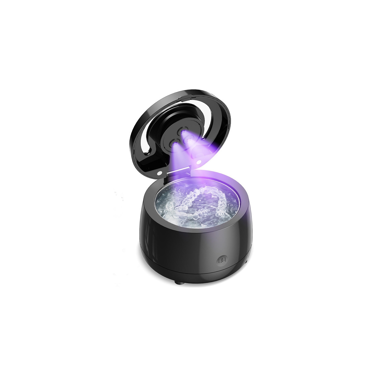 Dental Ultrasonic Retainer Cleaner: 45kHz Teeth Cleaning Cartridge for Dentures, Mouthguards, Night Guards, Aligners, Braces, Toothbrush Heads and