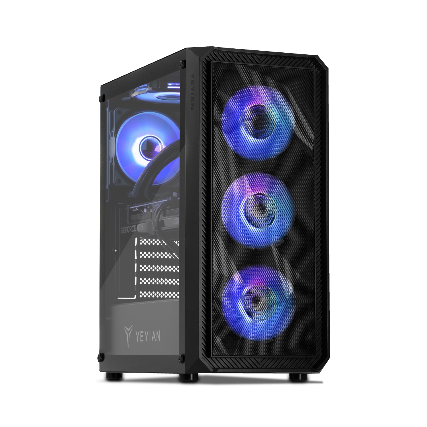 YEYIAN Tanto Gaming PC - Intel i5 13400F 4.6 GHz, RTX 4070 Super 12GB Desktop Computer, 1TB NVMe SSD, 16GB DDR5 RAM, 650W PSU, Intel B760, Win 11 Home Prebuilt Tower PC, WiFi Ready