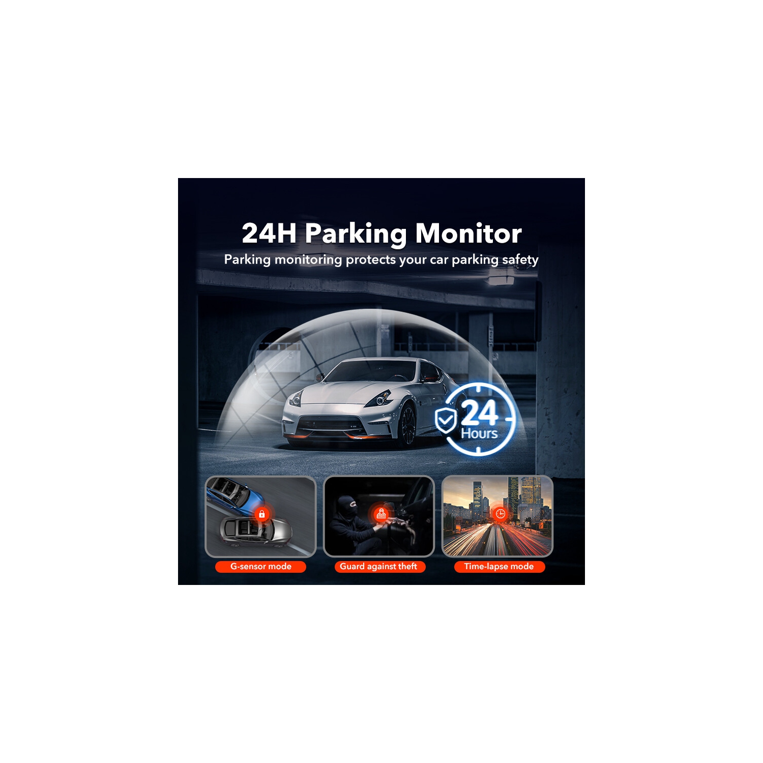 REDTIGER 4K Dash Cam Front and Rear,Built-in WiFi GPS 4K+1080P Dual Dash Camera for Cars,3.18 inch Display Dashcam,170° Wide Angle Dashboard Camera