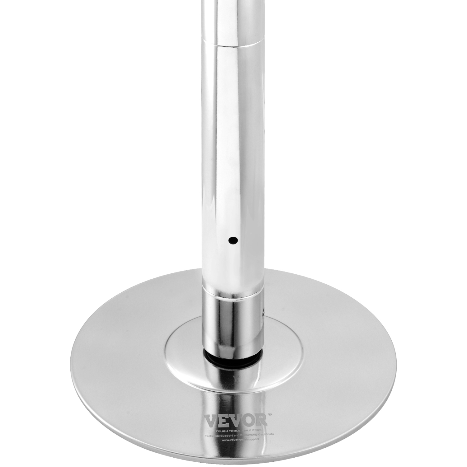 VEVOR 45mm Professional Dancing Pole, Spinning Static Dancing Pole Kit, Portable Removable Pole, Heavy-Duty Stainless Steel Pole, Height Adjustable