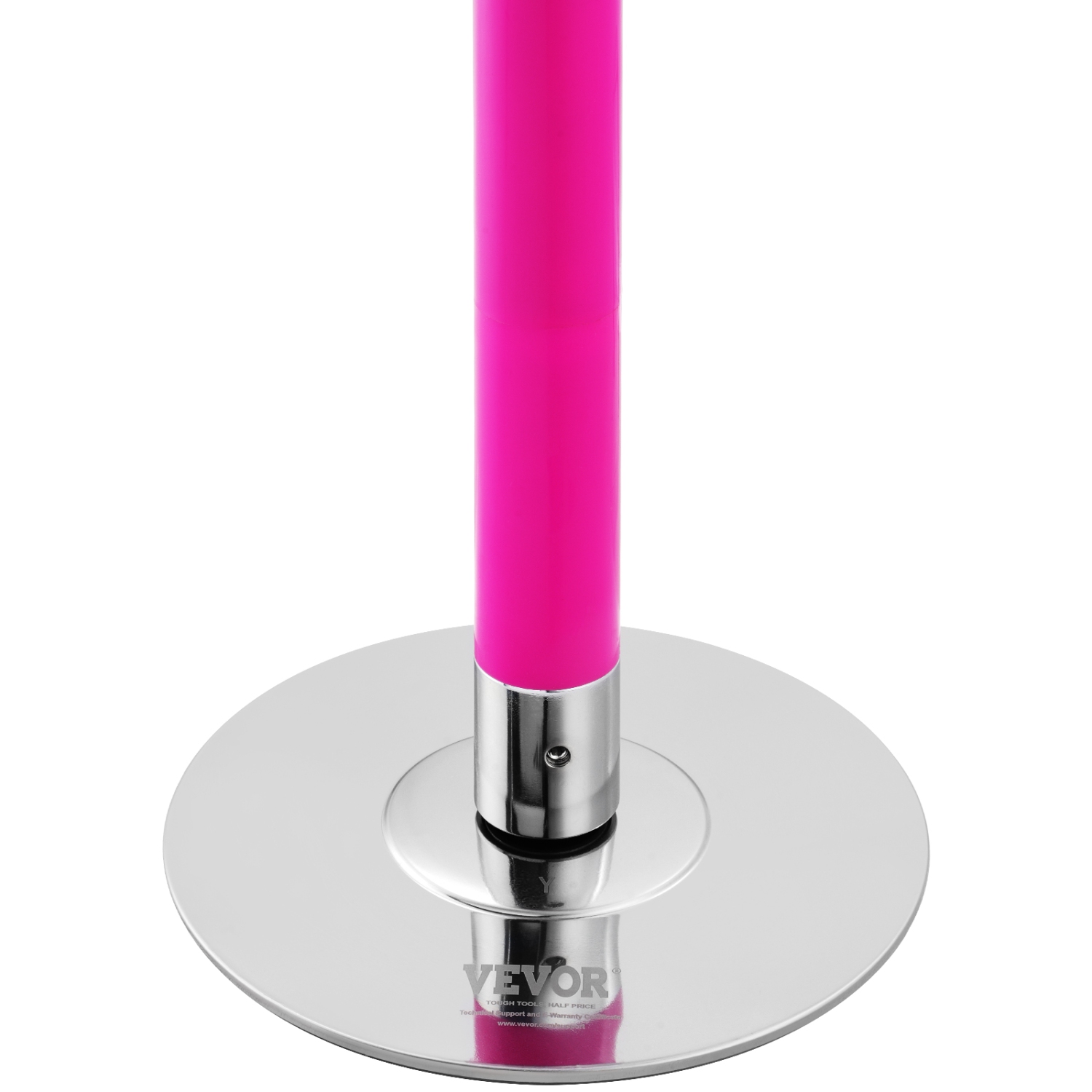 VEVOR 40mm Professional Dancing Pole, Spinning Static Dancing Pole Kit, Portable Removable Pole, Heavy-Duty Stainless Steel Pole, Height Adjustable