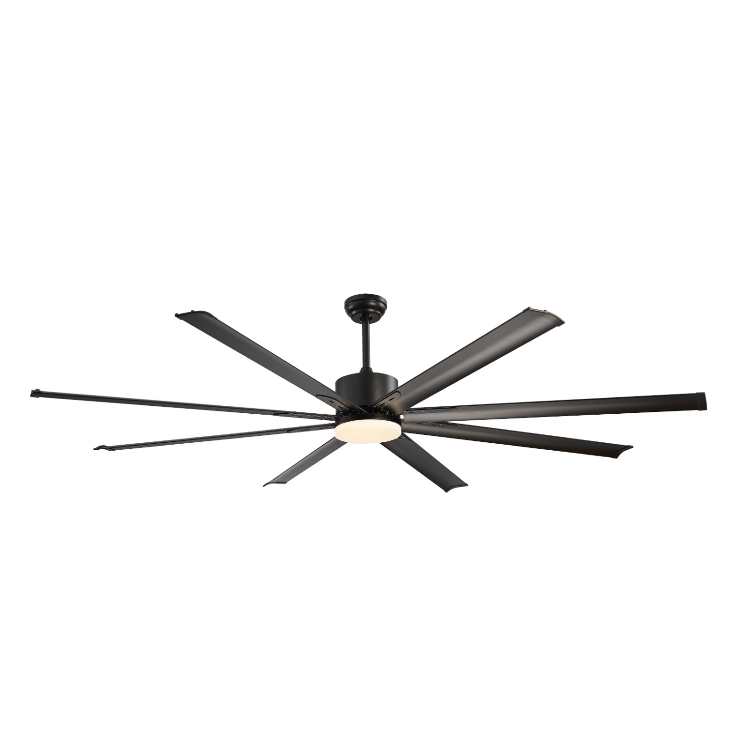 VEVOR 84 Inch Ceiling Fan with Light, 6-Speed Remote Control, Dimmable 3-Color Temperature, Reversible DC Motor, Modern Low Profile Flush Mount Fan