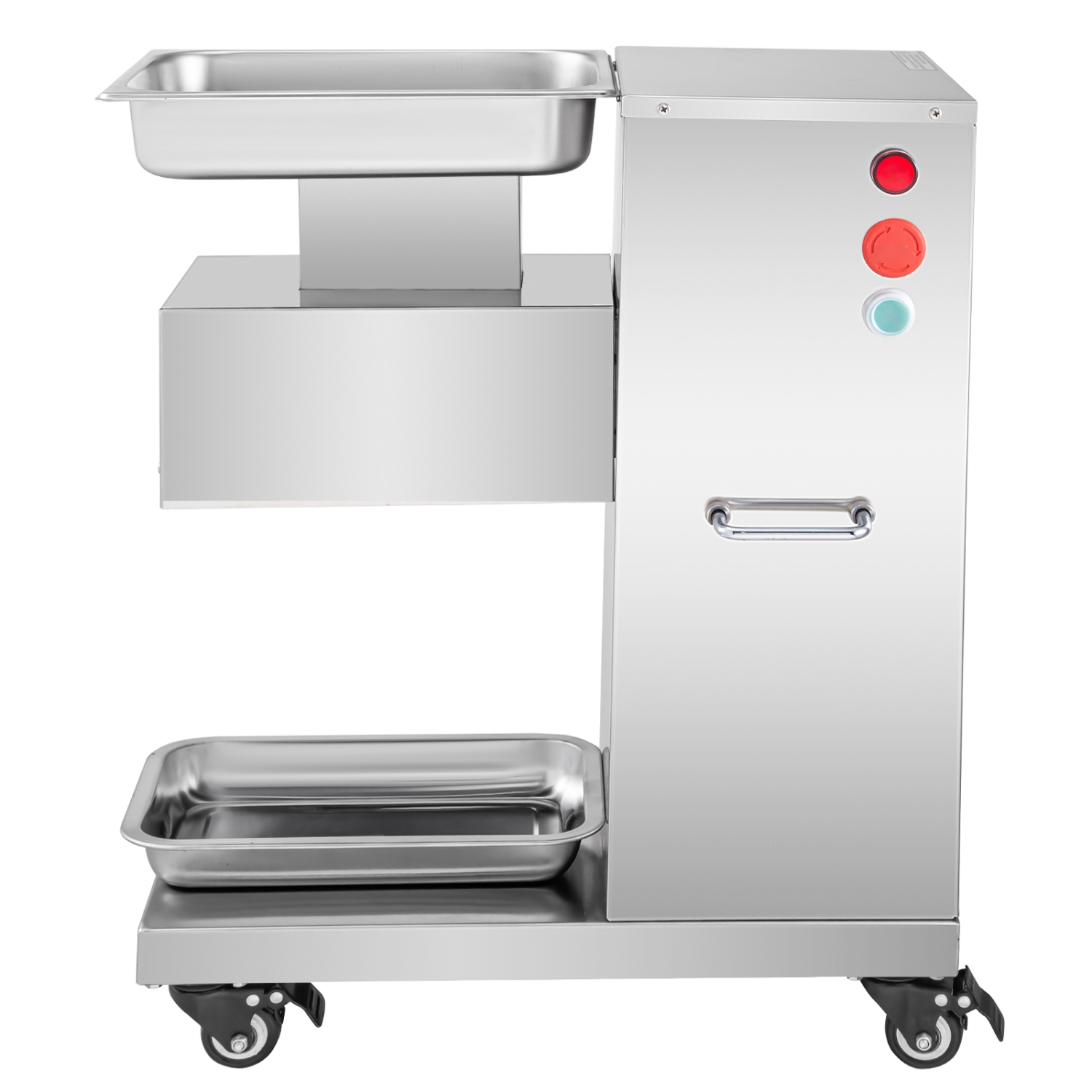VEVOR 110V Commercial Meat Cutter Machine 1100LB/H Electric Meat Cutting Machine 750W Commercial Meat Slicer 3mm Blade Restaurant Food Slicer