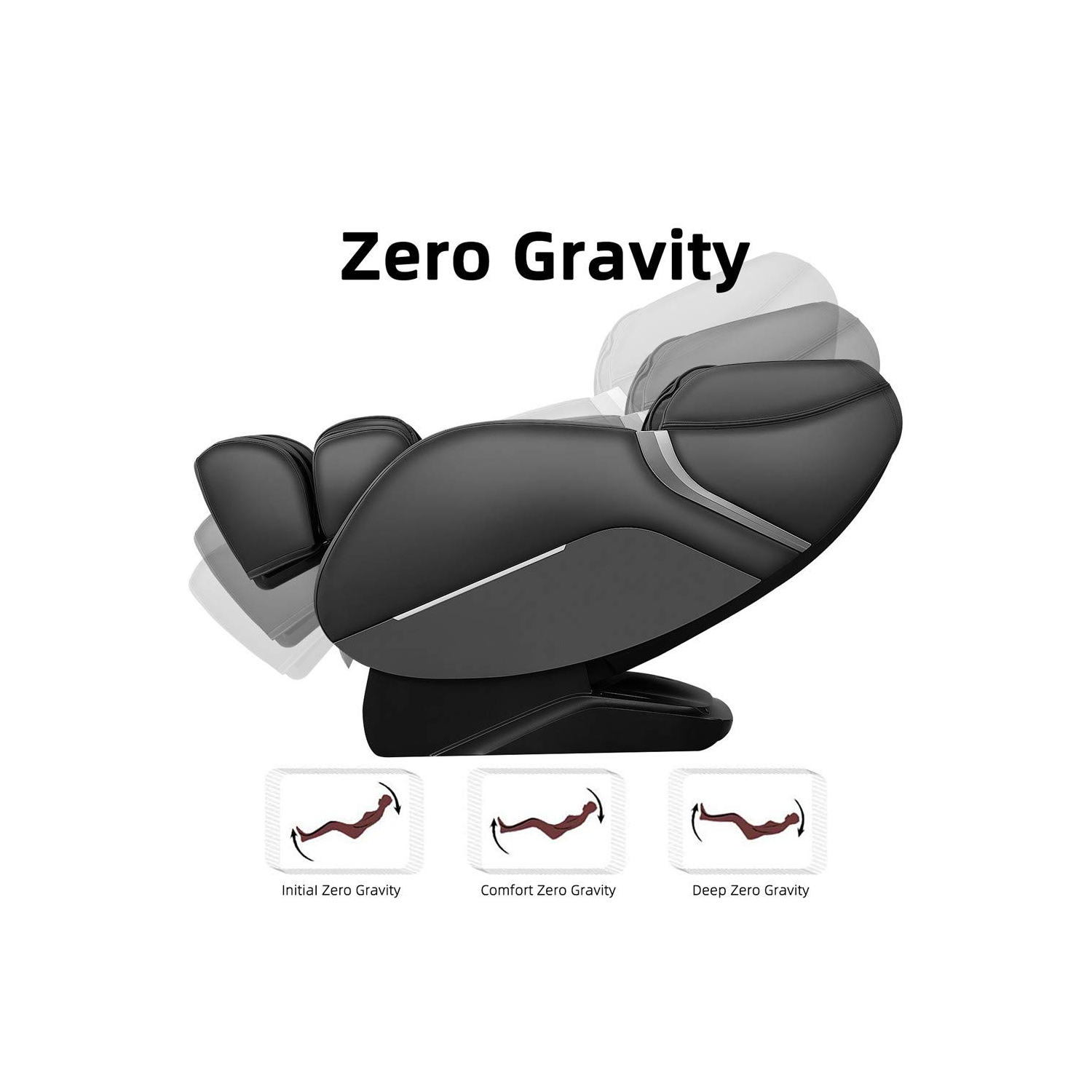 Boîte ouverte - Fauteuil de massage inclinable Track Zero Gravity MassaMAX 2025 A303 SL