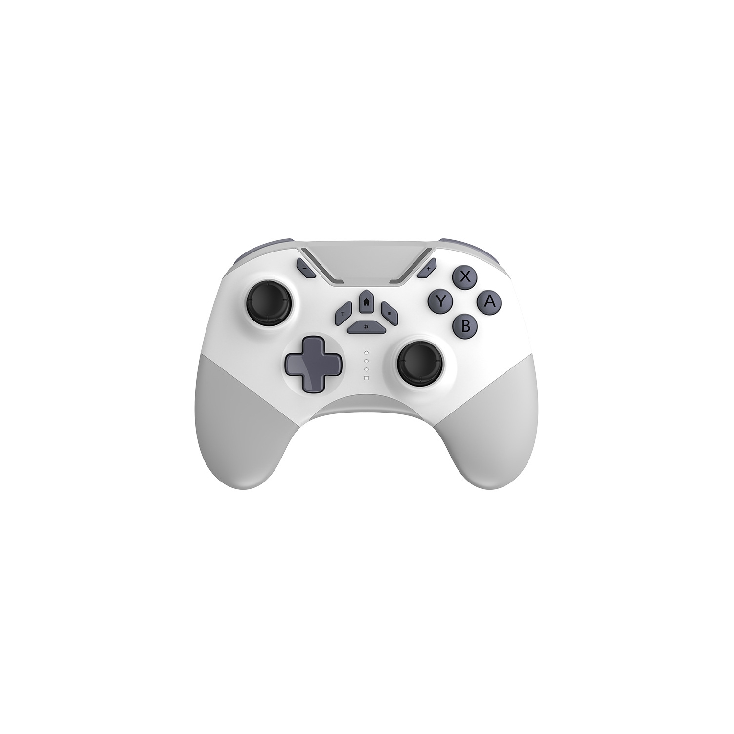 Manette iOS compatible avec Nintendo Switch 2 ordinateur Windows Mac Manette de jeu Bluetooth Pro réglage de la lumière, réglage des vibrations - gris