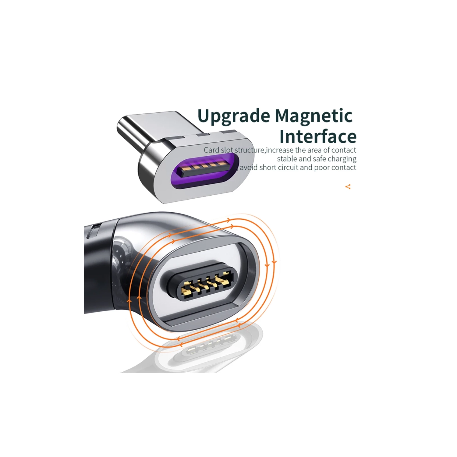 Adaptateur magnétique de type C de 120w, convertisseur coudé adapté pour téléphone mobile Apple charge rapide ordinateur portable transmission de