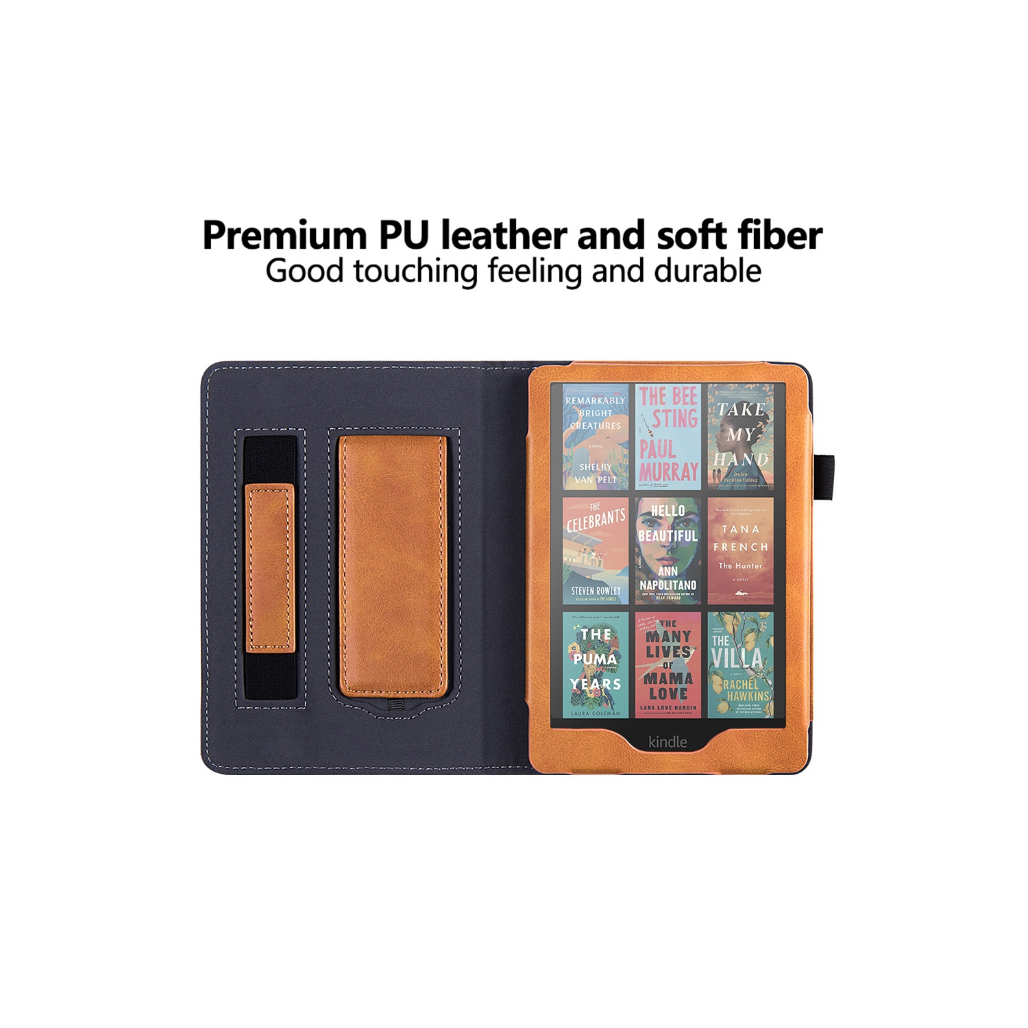 Protective Case Suitable for 7" Kindle Paperwhite 2024 12th Generation,Hand Strap Stand Cover Sleeve Suitable for Kindle Colorsoft,Hand Rest Bracket