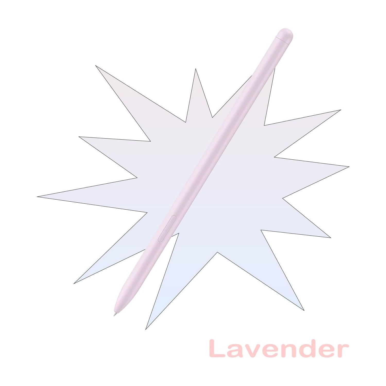 Lavender Galaxy Tab S9 FE S Pen for Samsung Galaxy Tab S9 FE Stylus Pen Replacement + Free 5 Tips for Samsung Galaxy Tab S9 FE Plus Stylus Pen