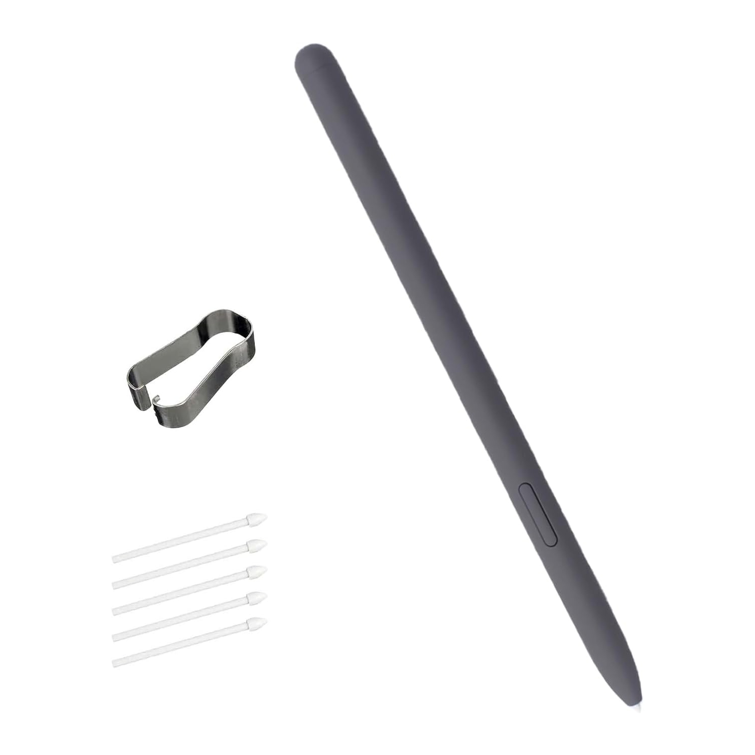 Grey Galaxy Tab S9 FE S Pen for Samsung Galaxy Tab S9 FE Stylus Pen Replacement + Free 5 Tips for Samsung Galaxy Tab S9 FE Stylus S Pen